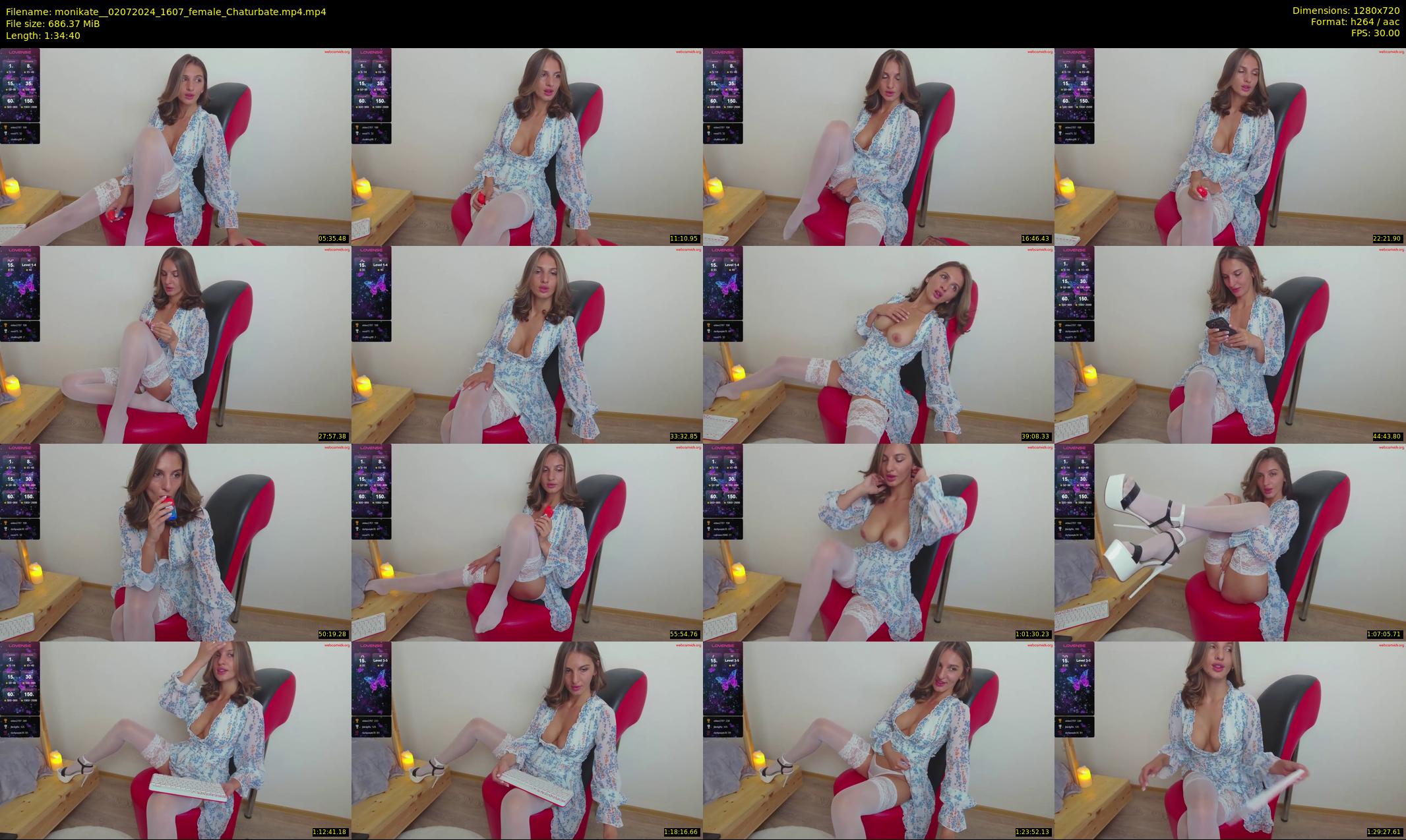 monikate_ — 95 minute Chaturbate couple cam show recording, 720p, Jul 2, 2024