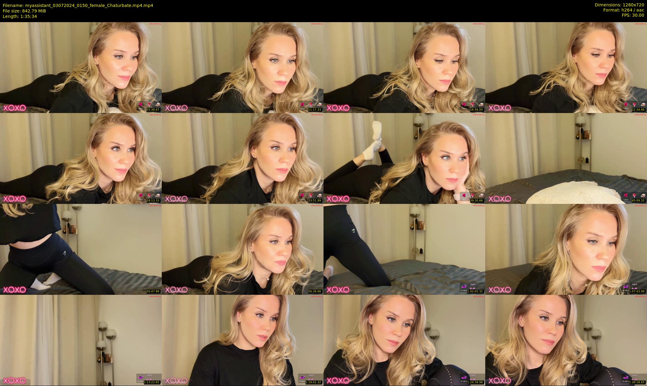 myassistant — 96 minute Chaturbate female cam show recording, 720p, Jul 3, 2024