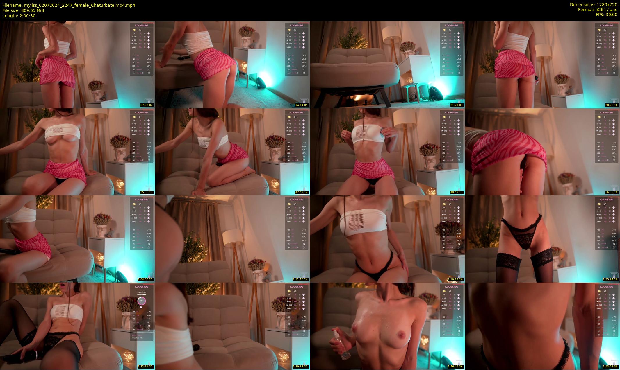 myliss — 121 minute Chaturbate female cam show recording, 720p, Jul 2, 2024