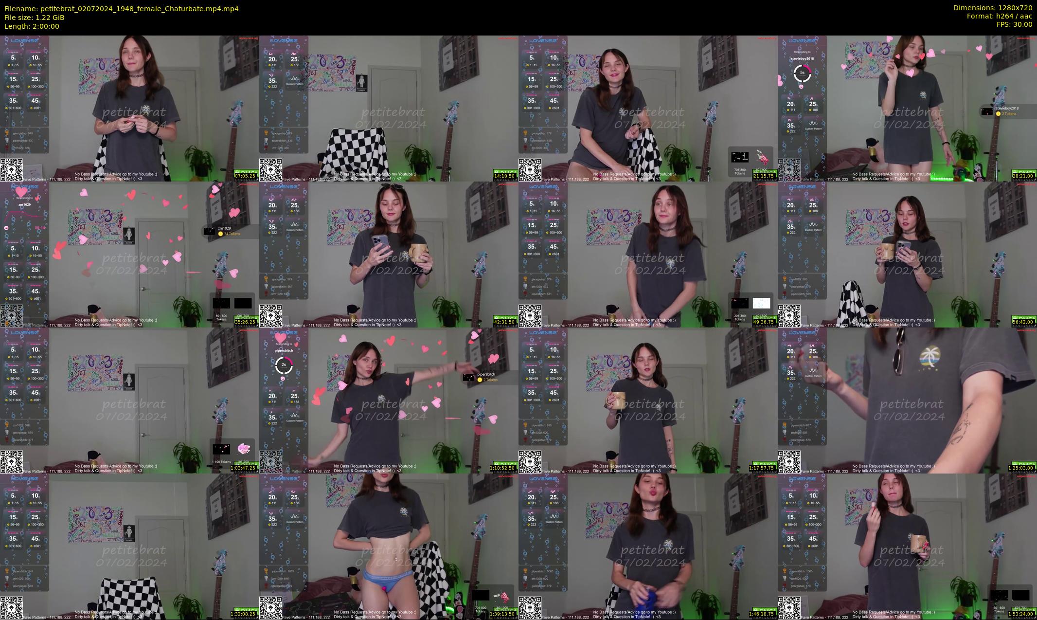 petitebrat — 120 minute Chaturbate female cam show recording, 720p, Jul 2, 2024