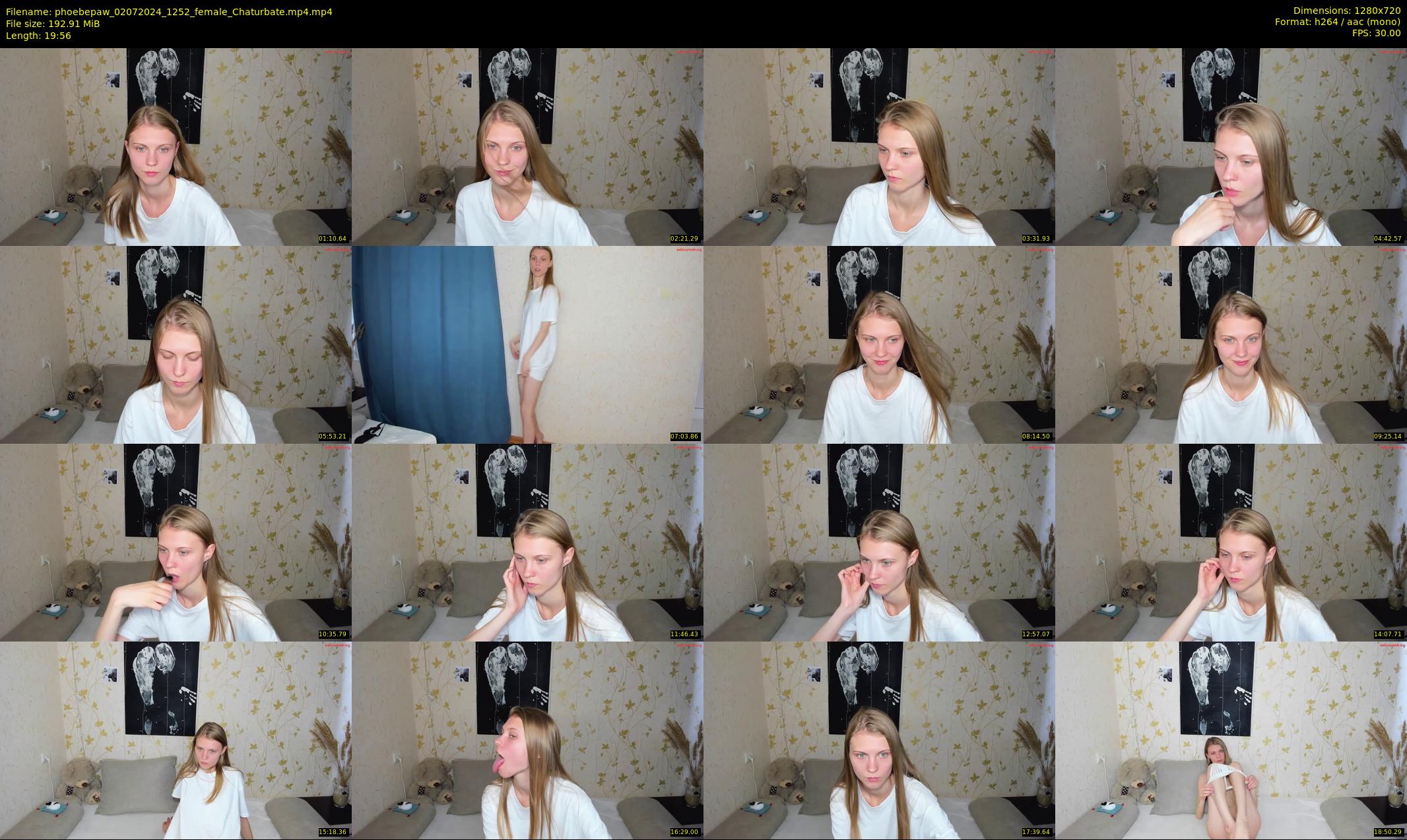 phoebepaw — 20 minute Chaturbate female cam show recording, 720p, Jul 2, 2024