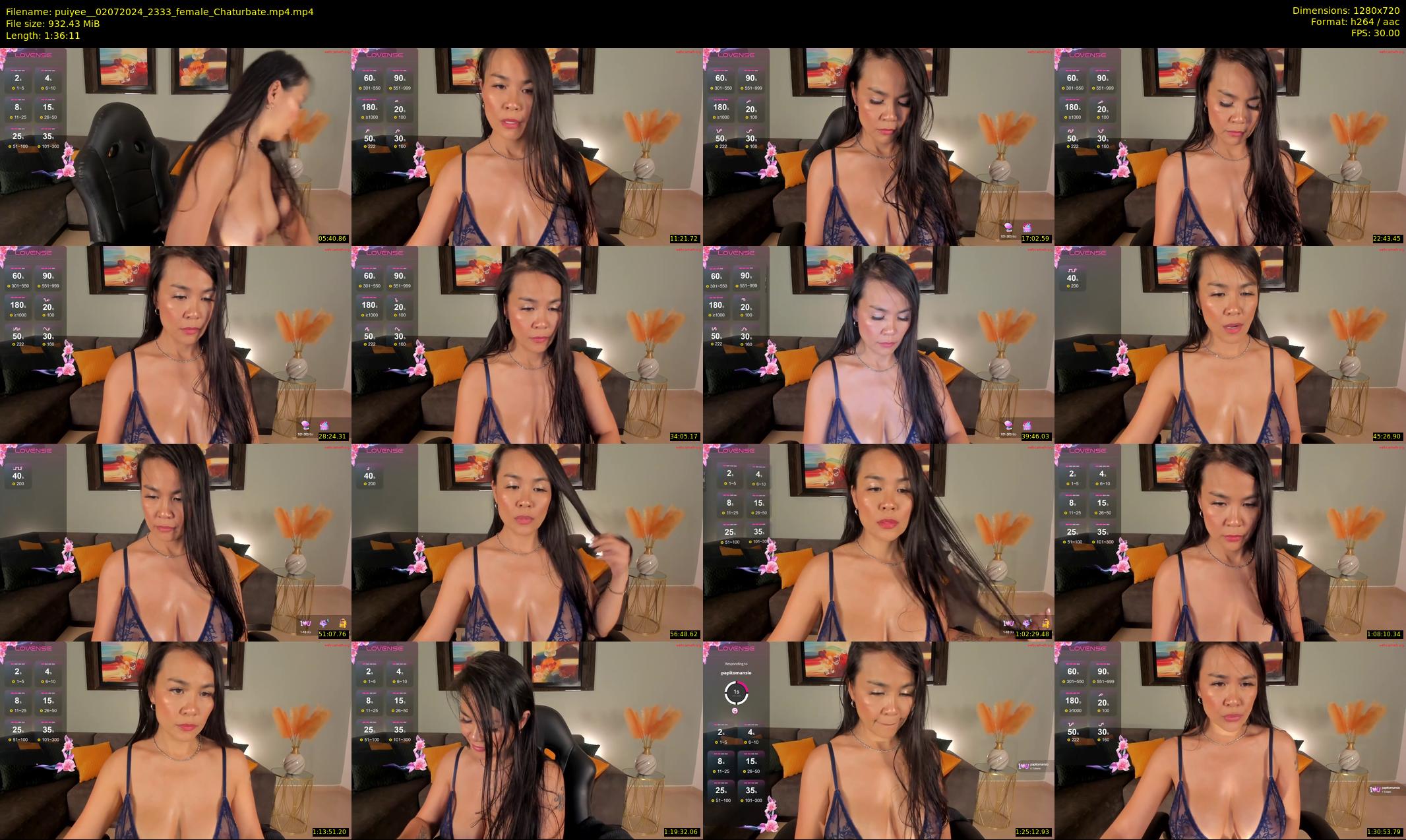 puiyee_ — 97 minute Chaturbate female cam show recording, 720p, Jul 2, 2024
