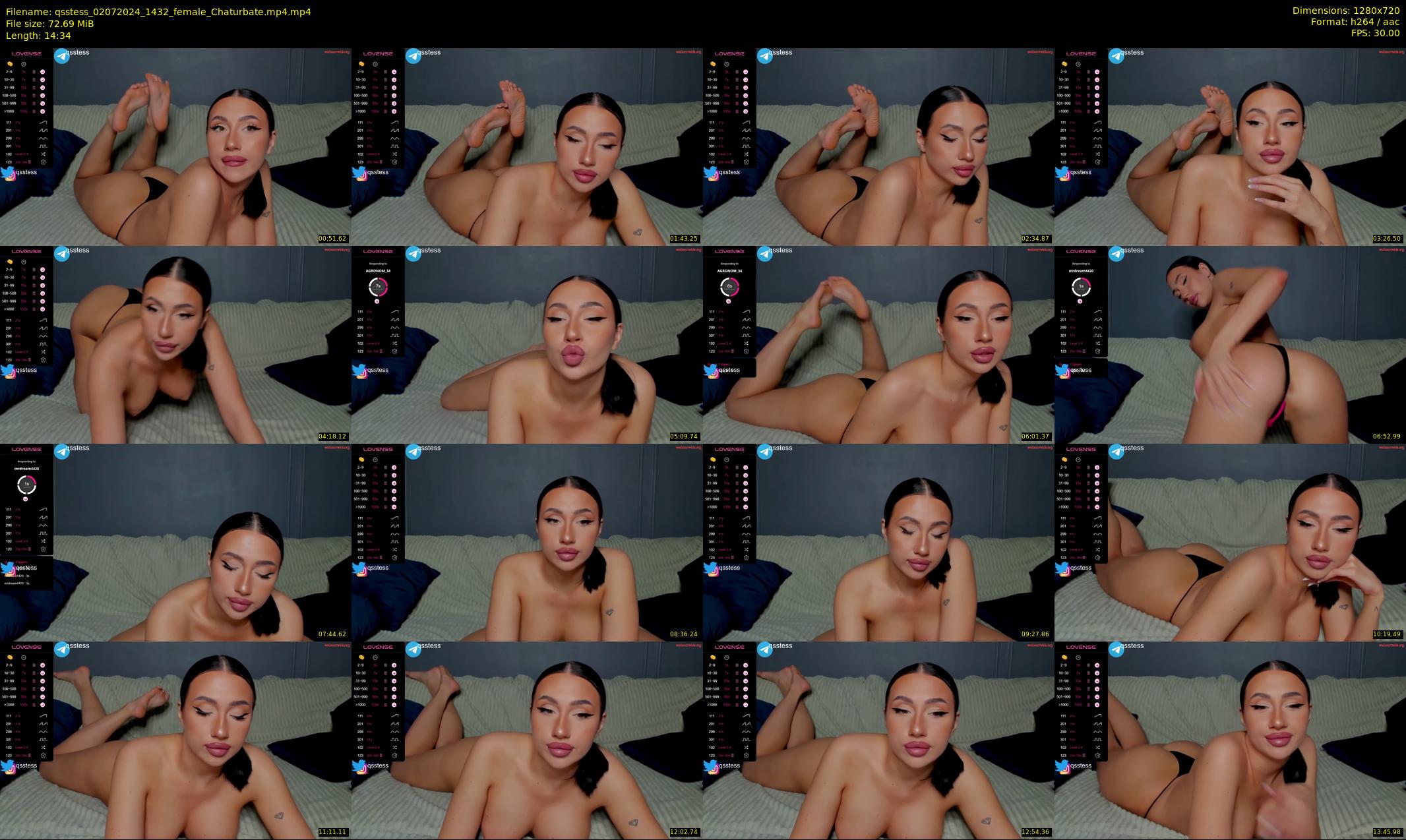 qsstess — 15 minute Chaturbate female cam show recording, 720p, Jul 2, 2024