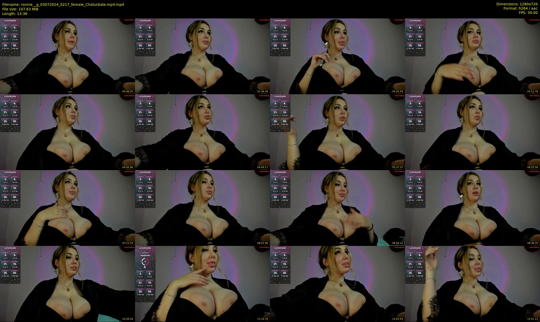 ronnie__g — 14 minute Chaturbate female cam show recording, 720p, Jul 3, 2024