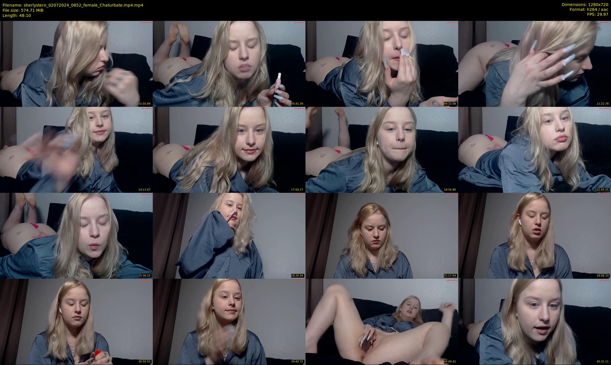 sherlystero — 49 minute Chaturbate couple cam show recording, 720p, Jul 2, 2024