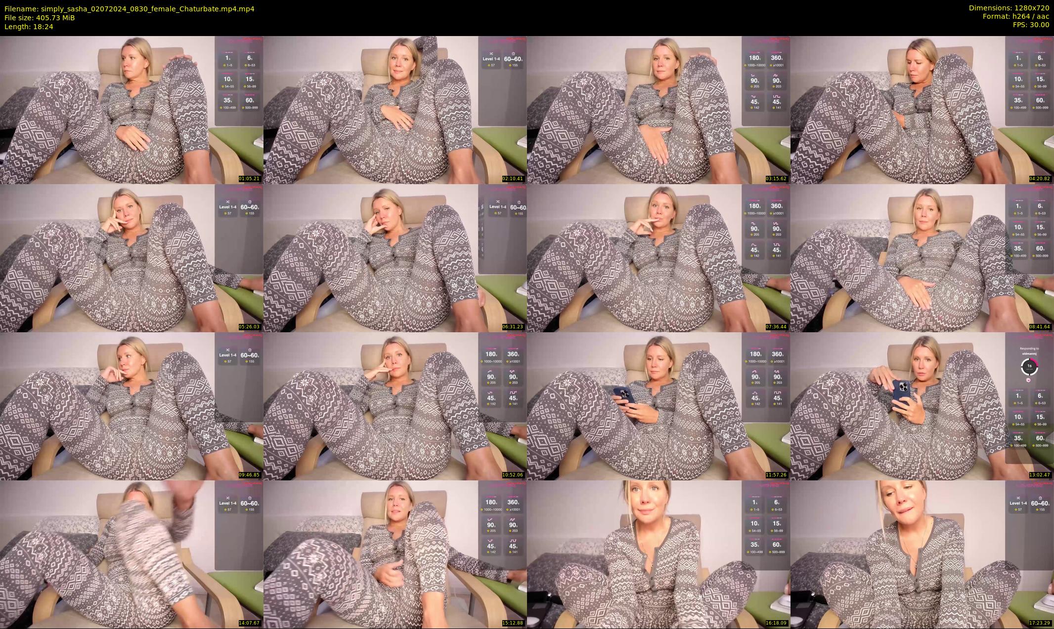 simply_sasha — 19 minute Chaturbate female cam show recording, 720p, Jul 2, 2024