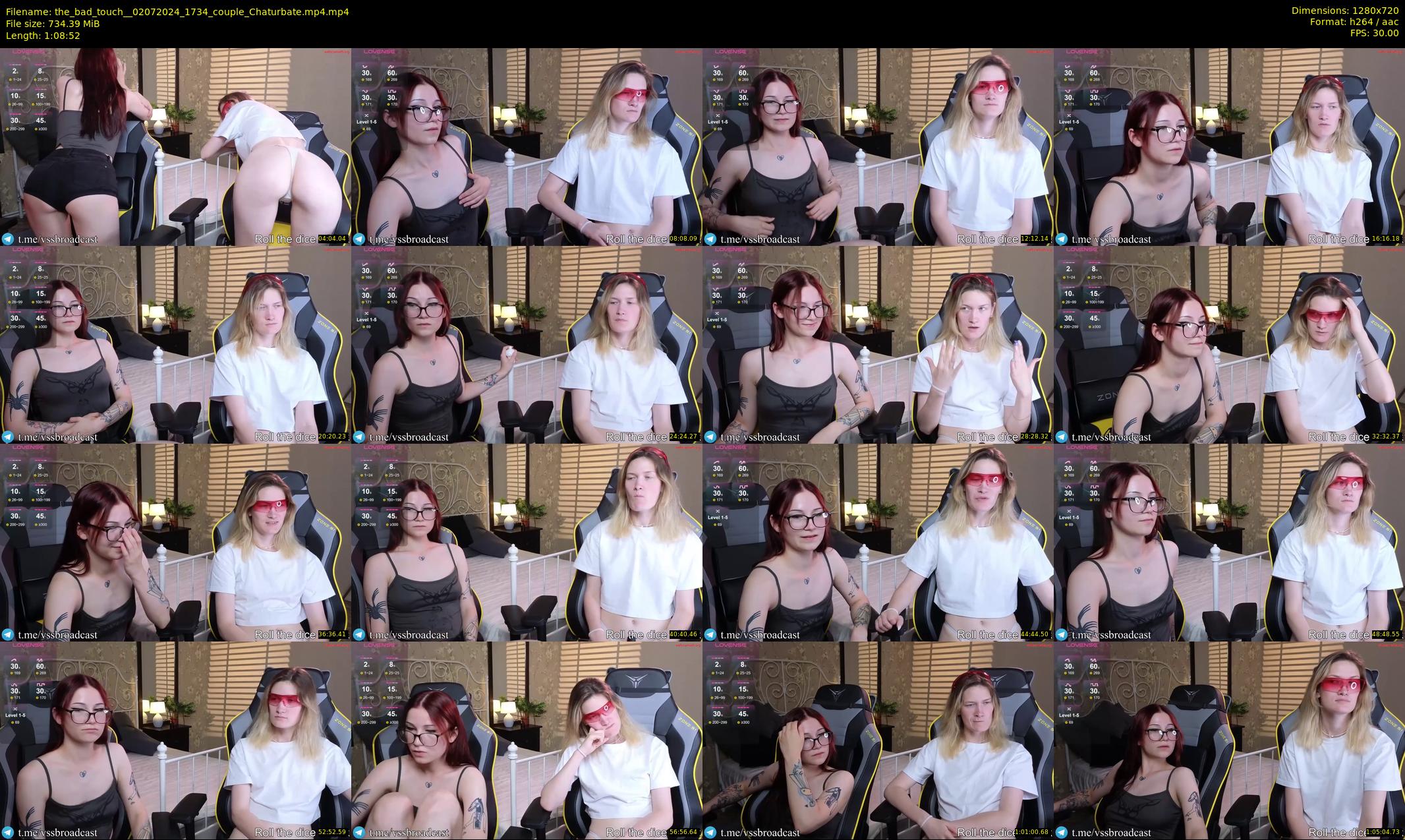 the_bad_touch_ — 69 minute Chaturbate couple cam show recording, 720p, Jul 2, 2024