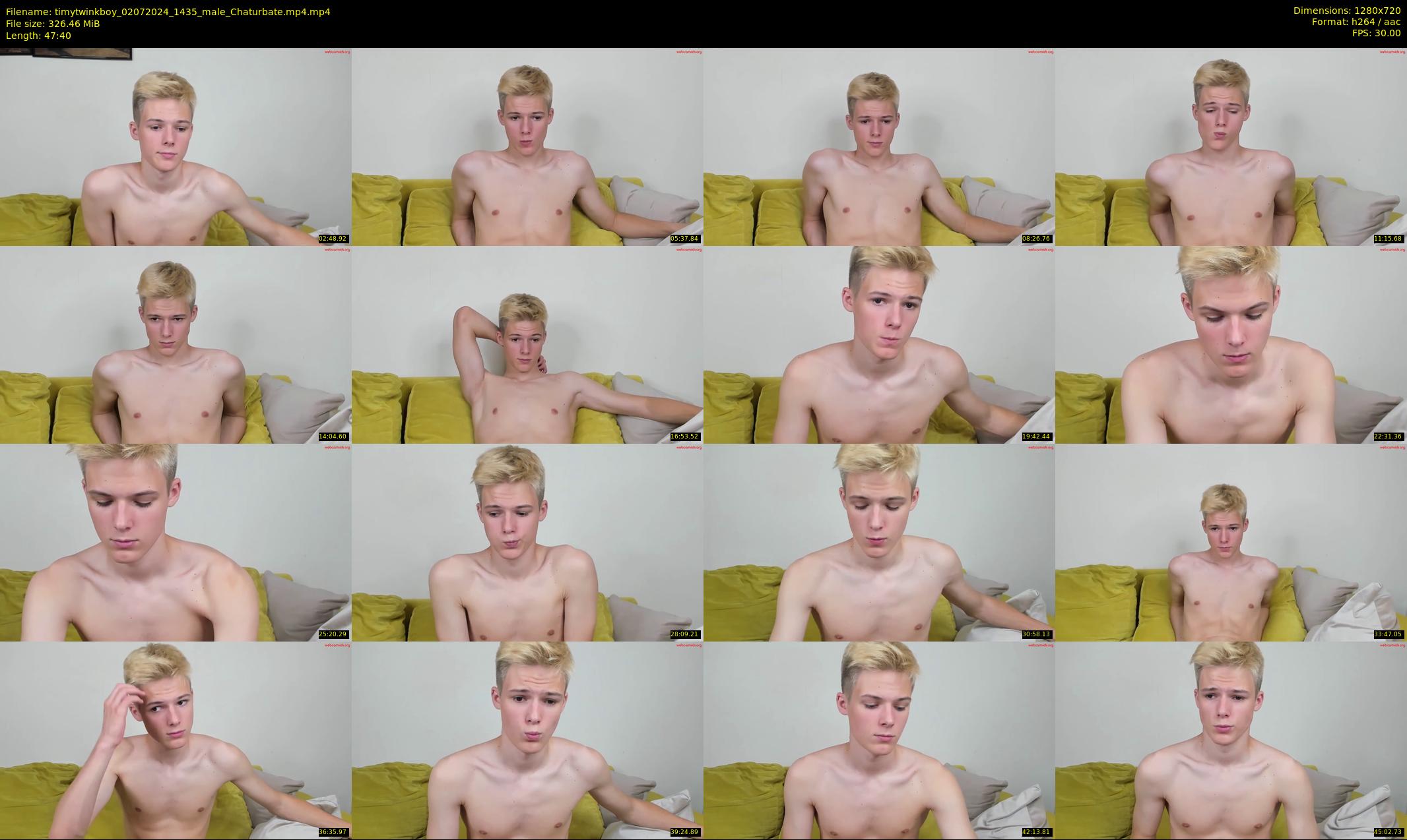 timytwinkboy — 48 minute Chaturbate male cam show recording, 720p, Jul 2, 2024