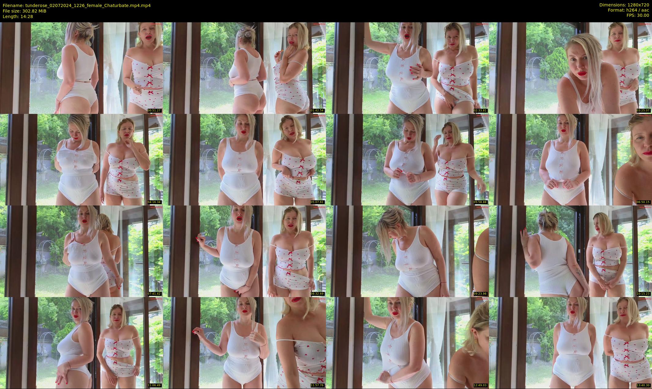 tunderose — 15 minute Chaturbate female cam show recording, 720p, Jul 2, 2024