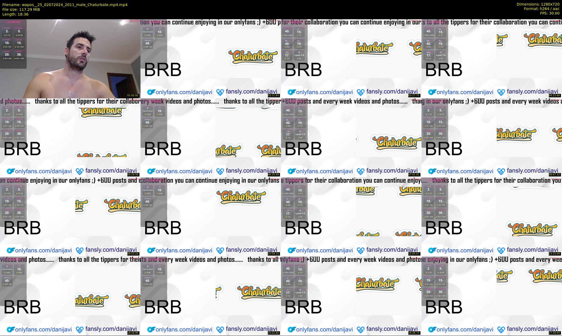 wapos__25 — 19 minute Chaturbate male cam show recording, 720p, Jul 2, 2024