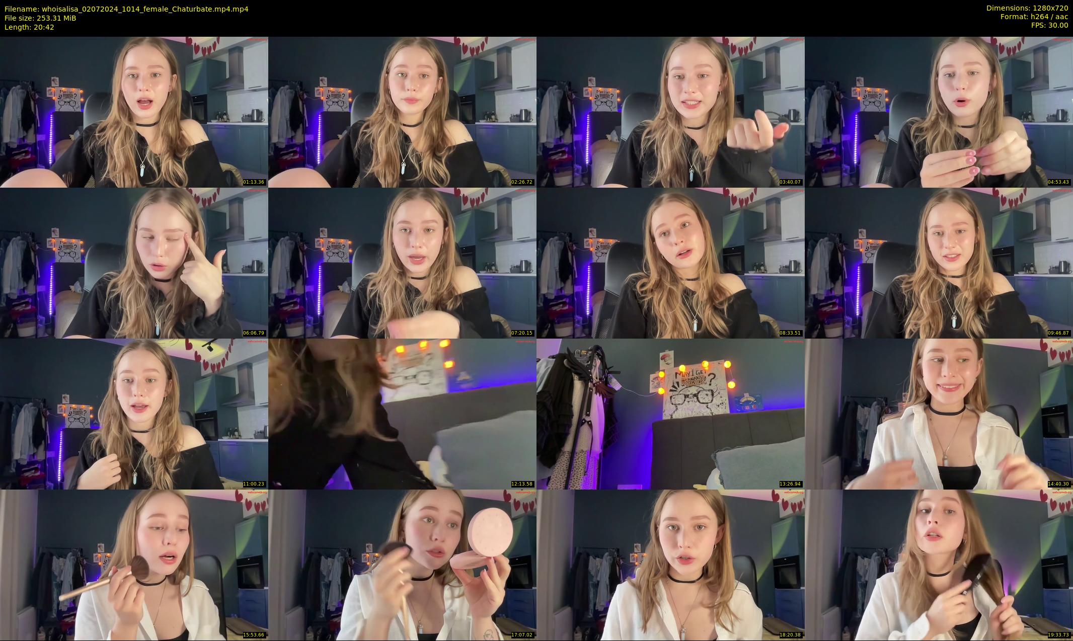 whoisalisa — 21 minute Chaturbate female cam show recording, 720p, Jul 2, 2024
