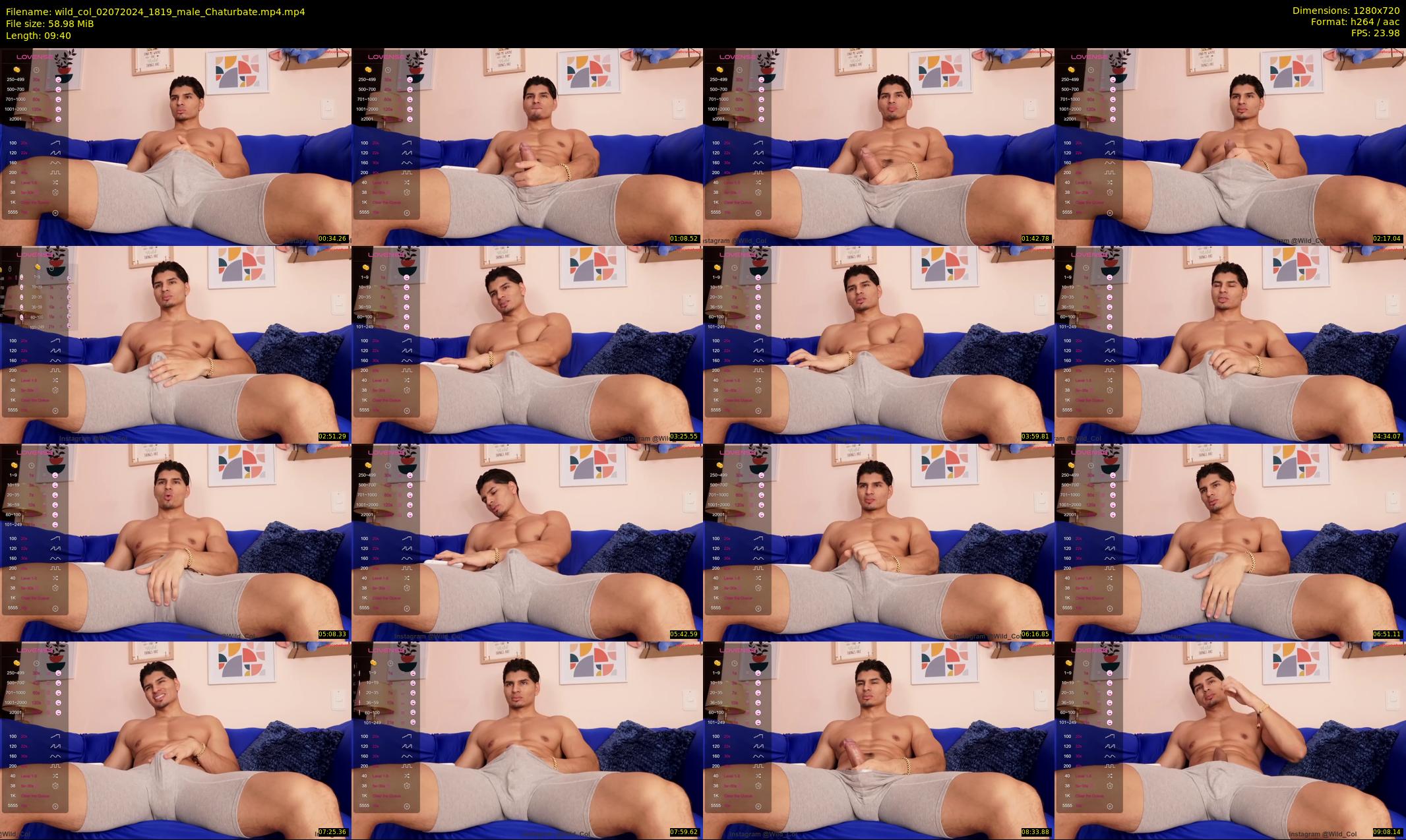 wild_col — 10 minute Chaturbate male cam show recording, 720p, Jul 2, 2024