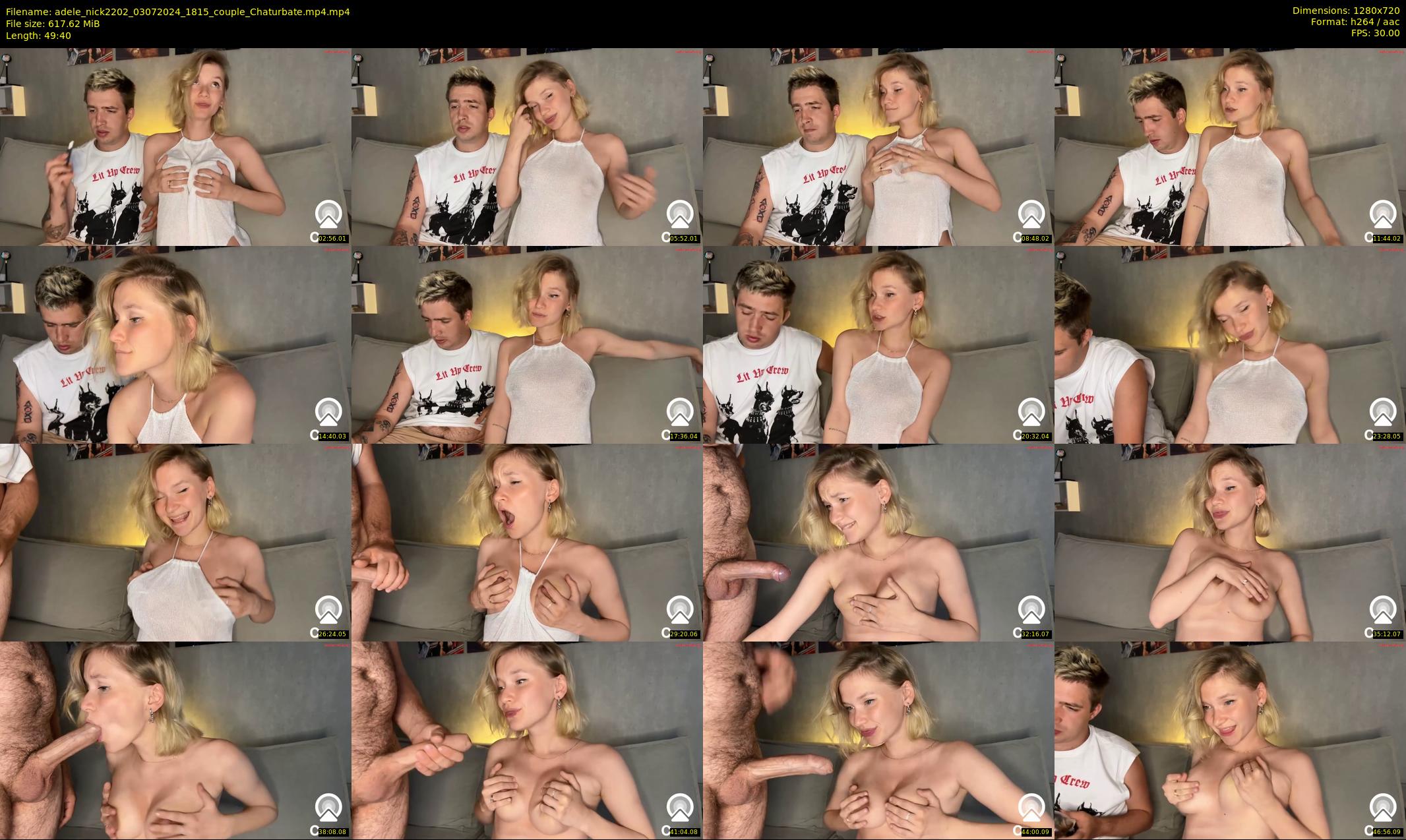 adele_nick2202 — 50 minute Chaturbate couple cam show recording, 720p, Jul 3, 2024