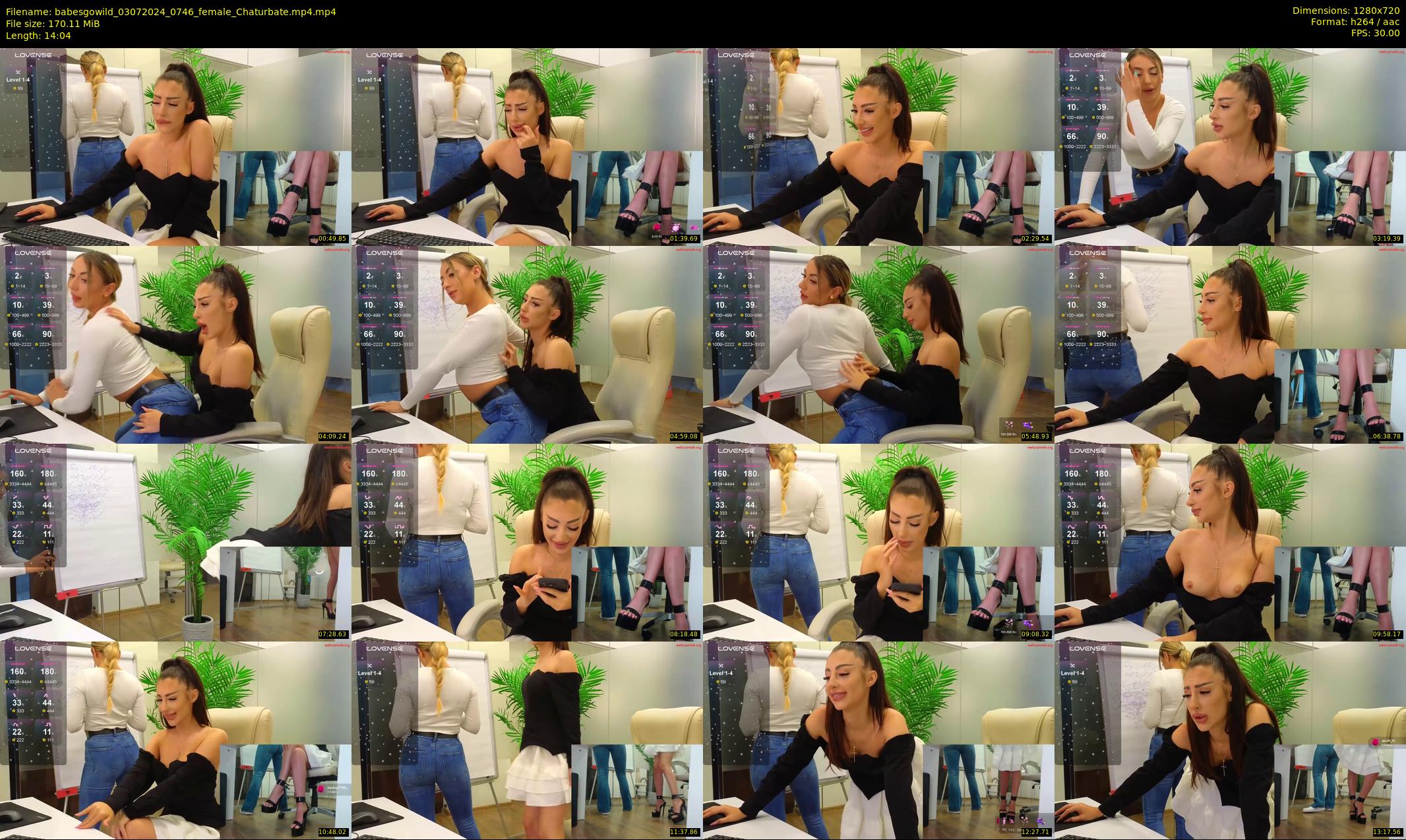 babesgowild — 15 minute Chaturbate couple cam show recording, 720p, Jul 3, 2024