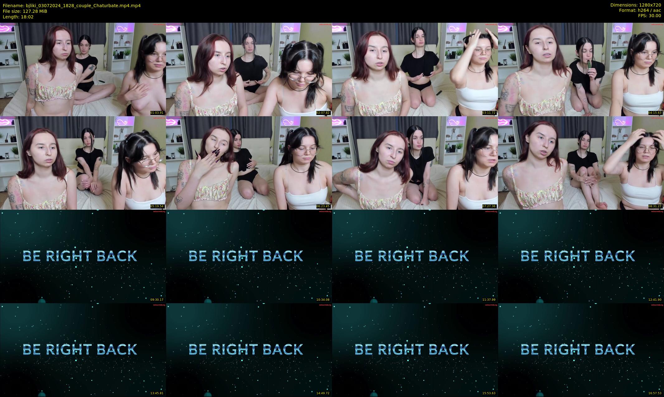 bjliki — 19 minute Chaturbate couple cam show recording, 720p, Jul 3, 2024