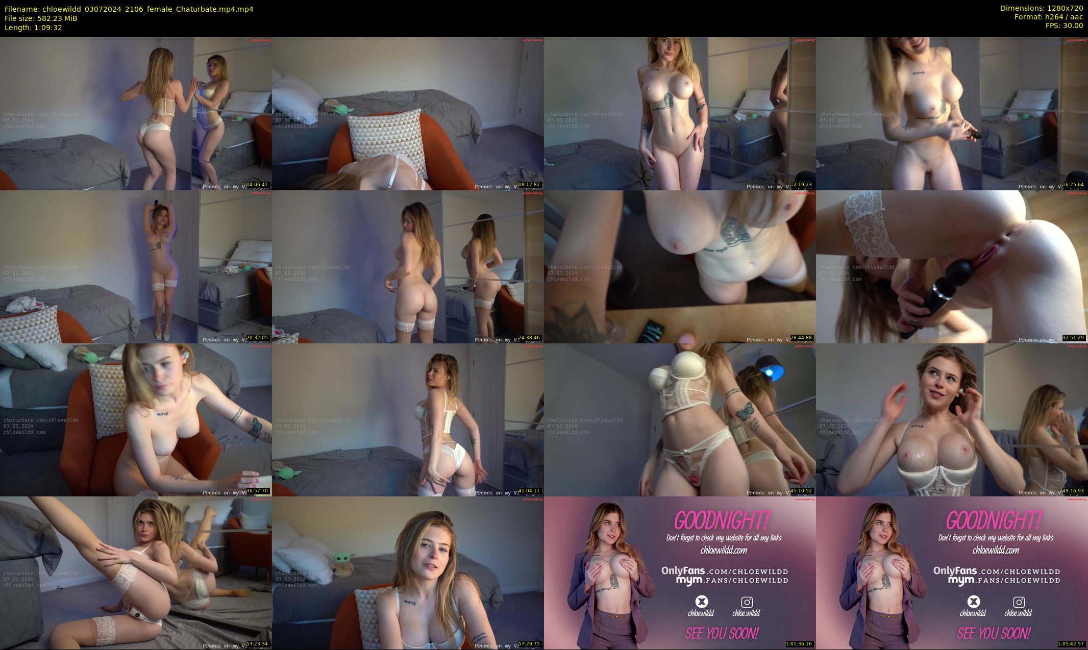 chloewildd — 70 minute Chaturbate female cam show recording, 720p, Jul 3, 2024