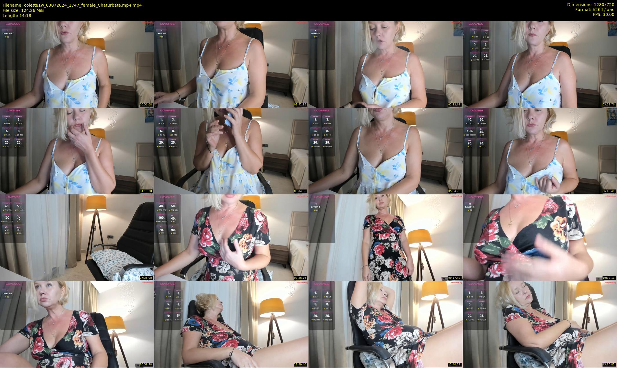 colette1w — 15 minute Chaturbate female cam show recording, 720p, Jul 3, 2024