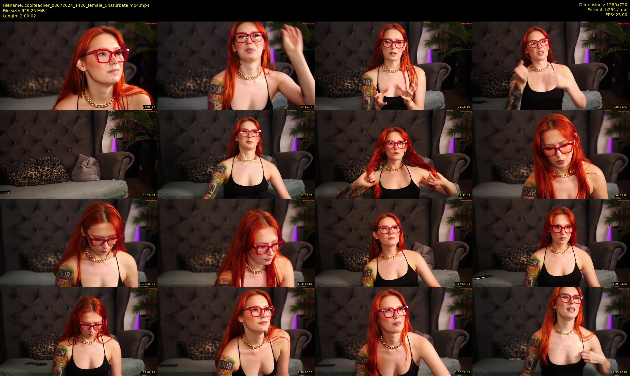 coolteacher — 121 minute Chaturbate female cam show recording, 720p, Jul 3, 2024