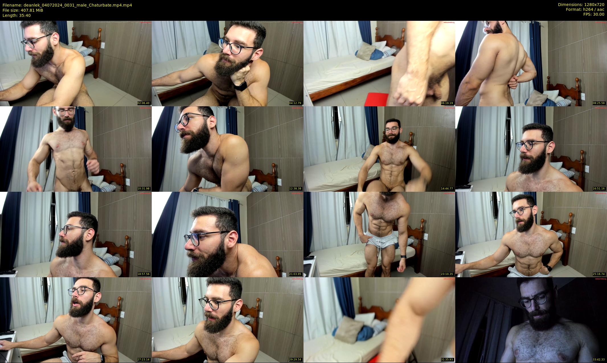 deanlek — 36 minute Chaturbate male cam show recording, 720p, Jul 4, 2024