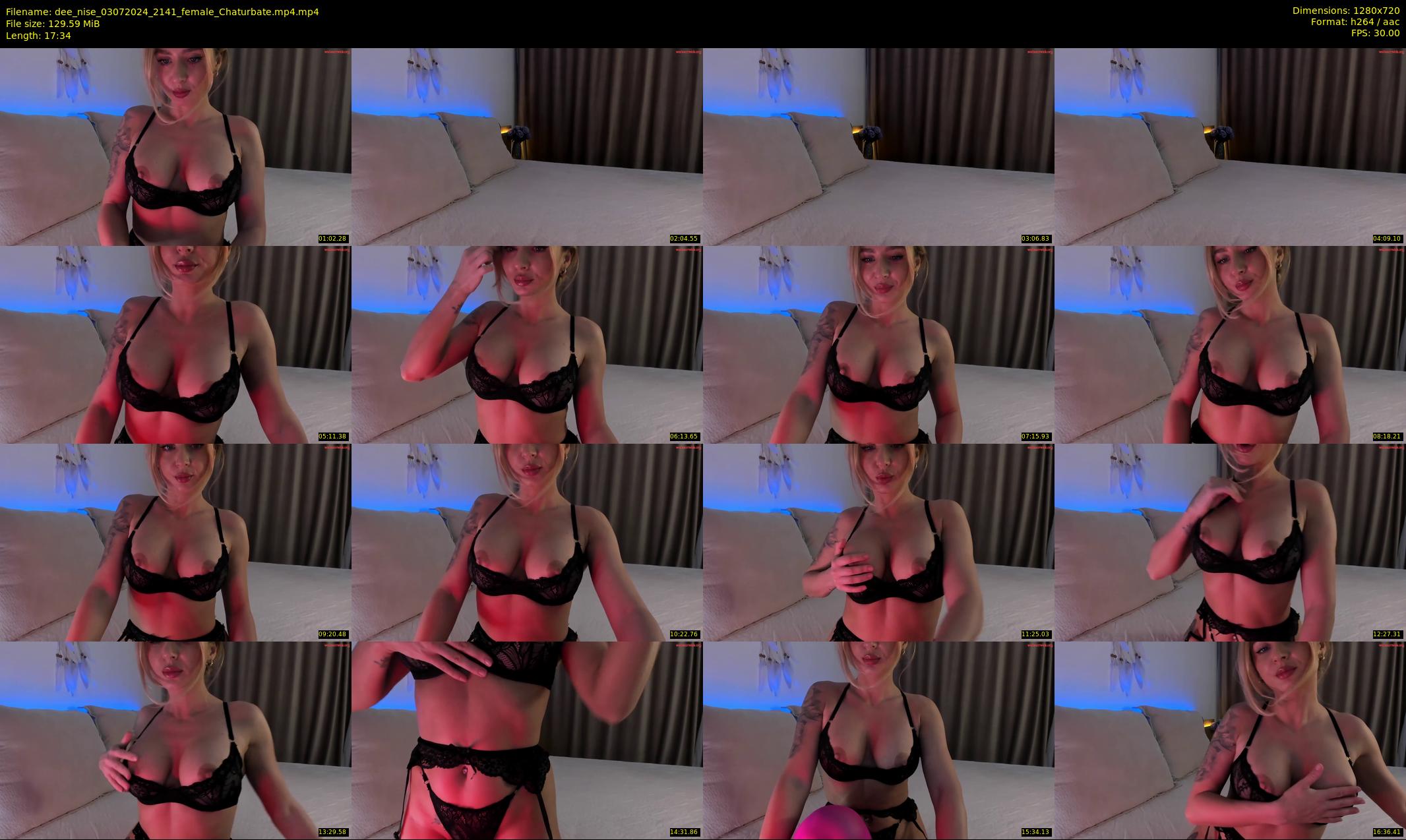 dee_nise — 18 minute Chaturbate female cam show recording, 720p, Jul 3, 2024
