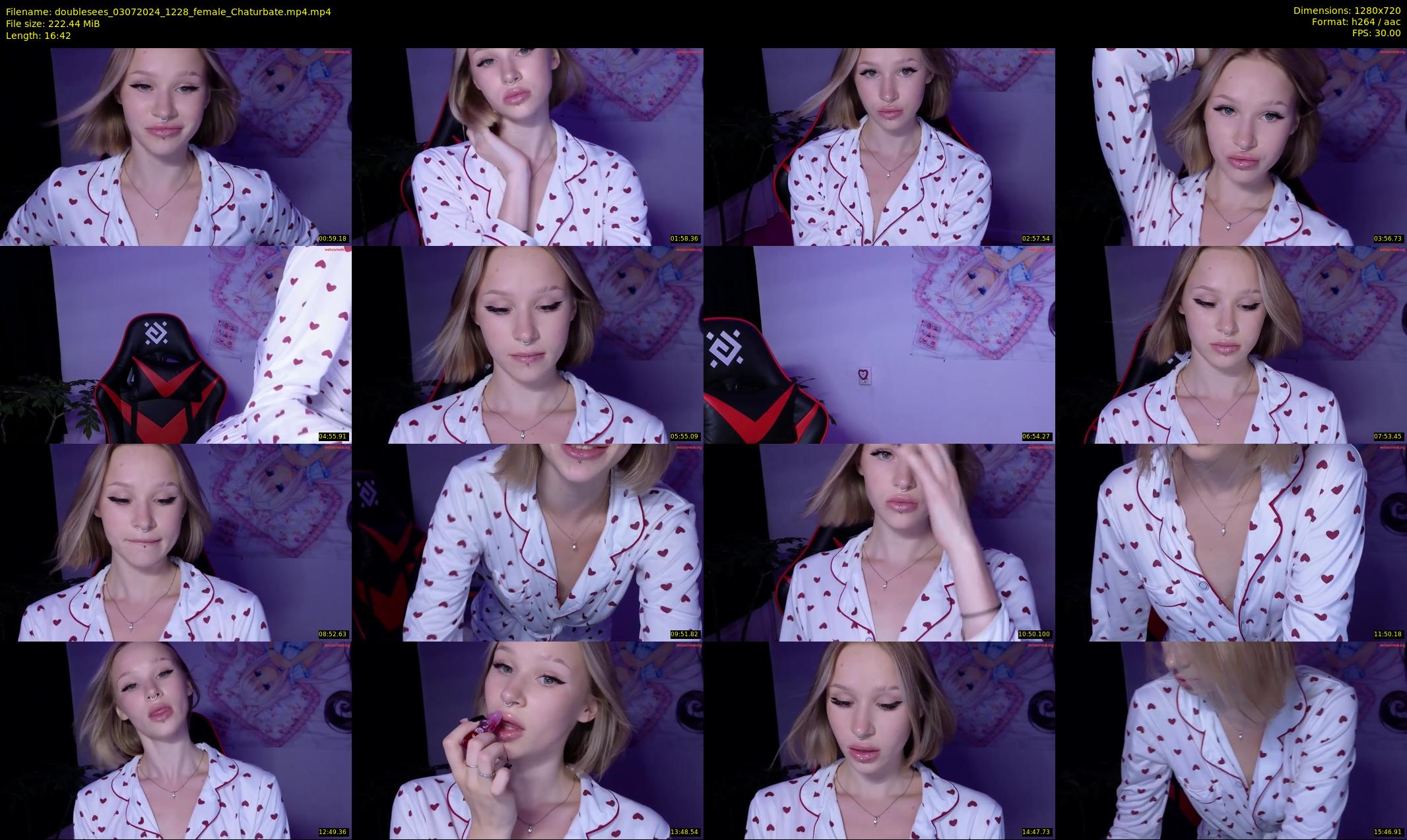 doublesees — 17 minute Chaturbate couple cam show recording, 720p, Jul 3, 2024
