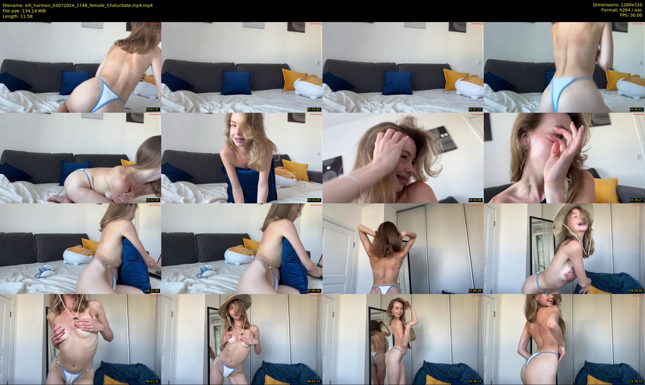 elli_harmon — 12 minute Chaturbate female cam show recording, 720p, Jul 3, 2024