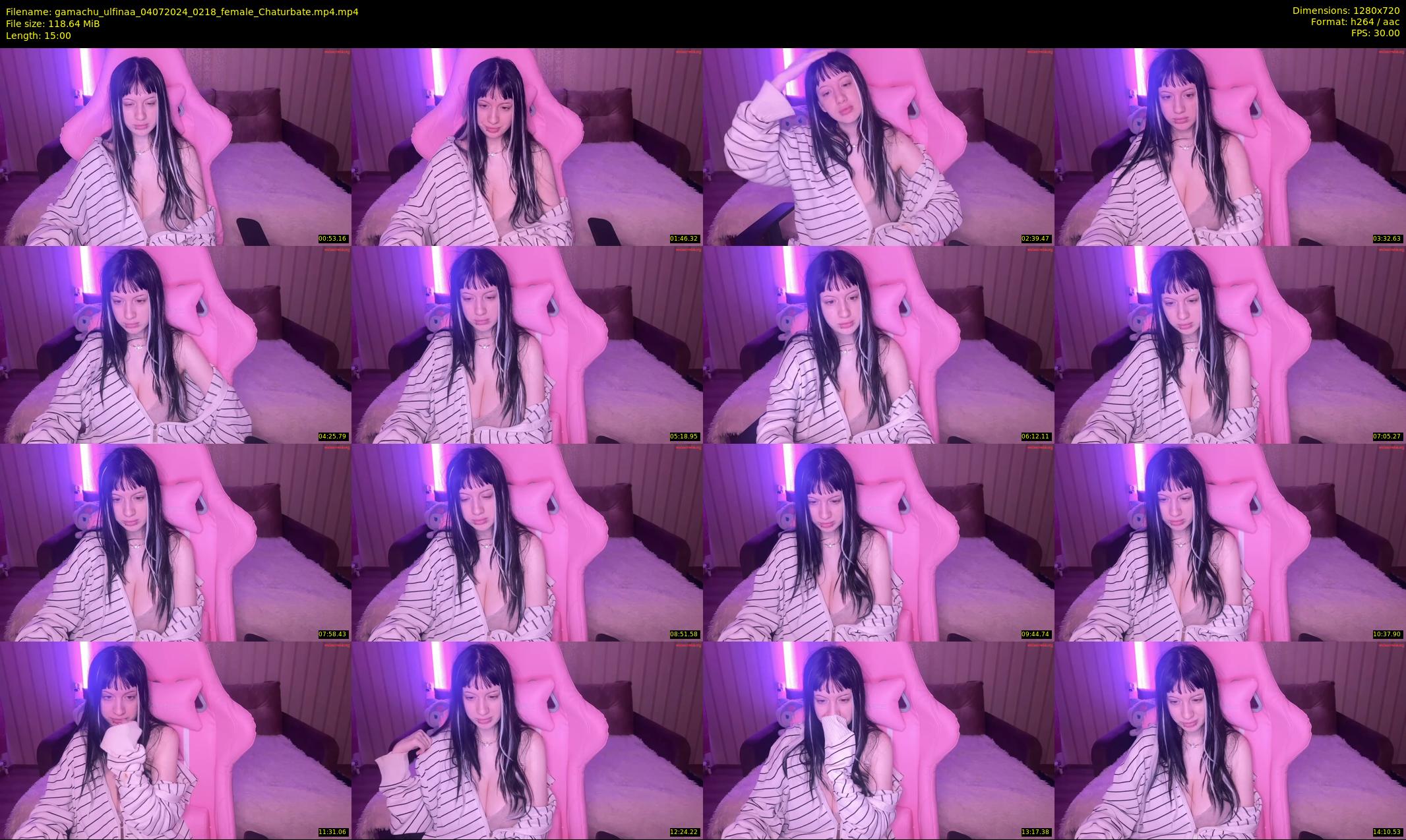 gamachu_ulfinaa — 15 minute Chaturbate female cam show recording, 720p, Jul 4, 2024