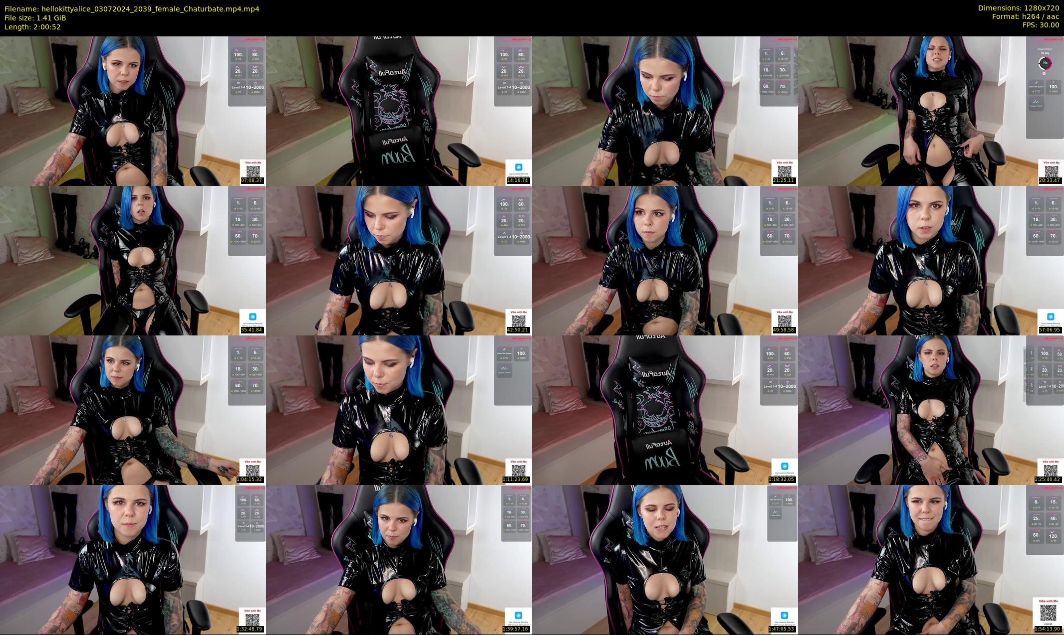 hellokittyalice — 121 minute Chaturbate female cam show recording, 720p, Jul 3, 2024