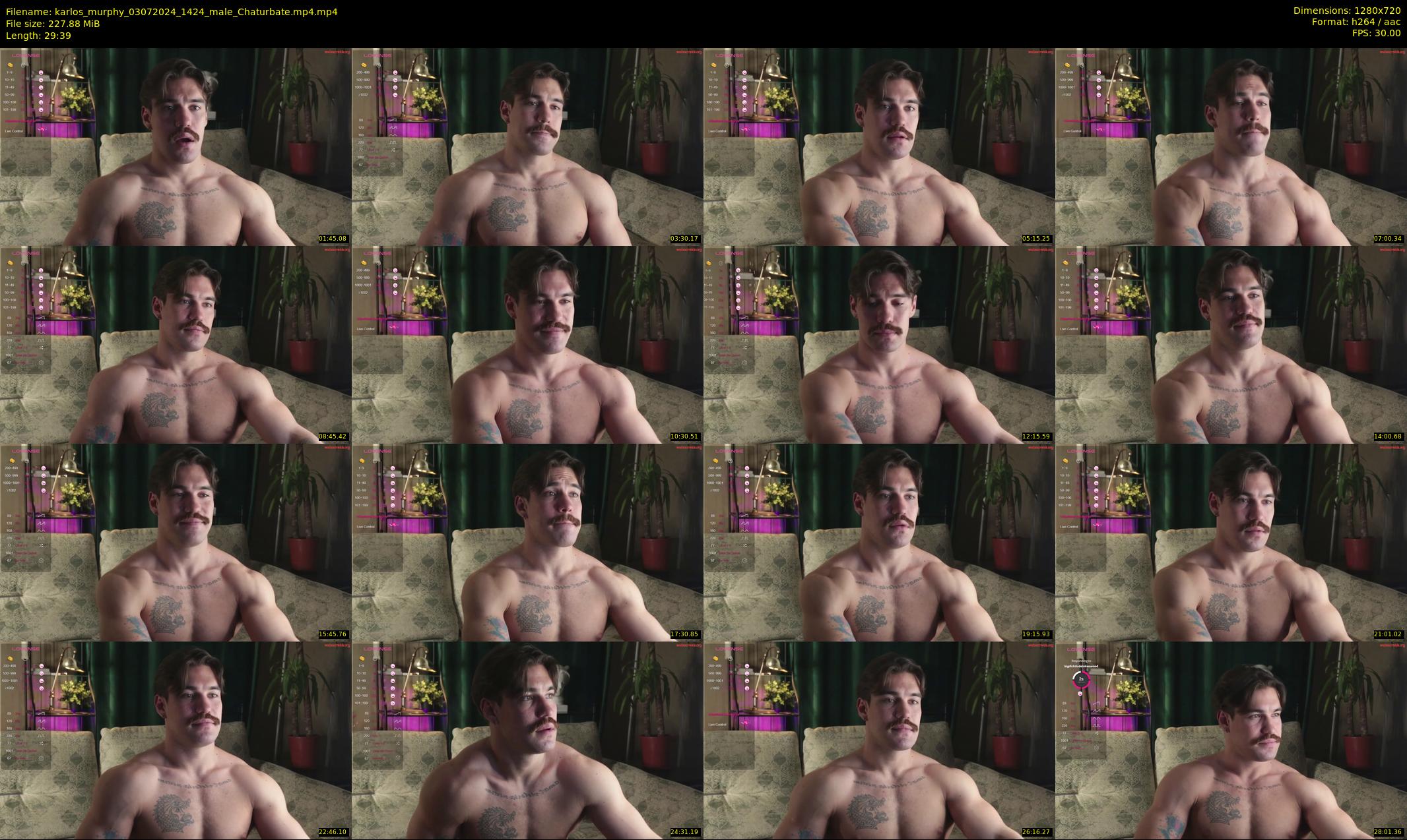 karlos_murphy — 30 minute Chaturbate male cam show recording, 720p, Jul 3, 2024