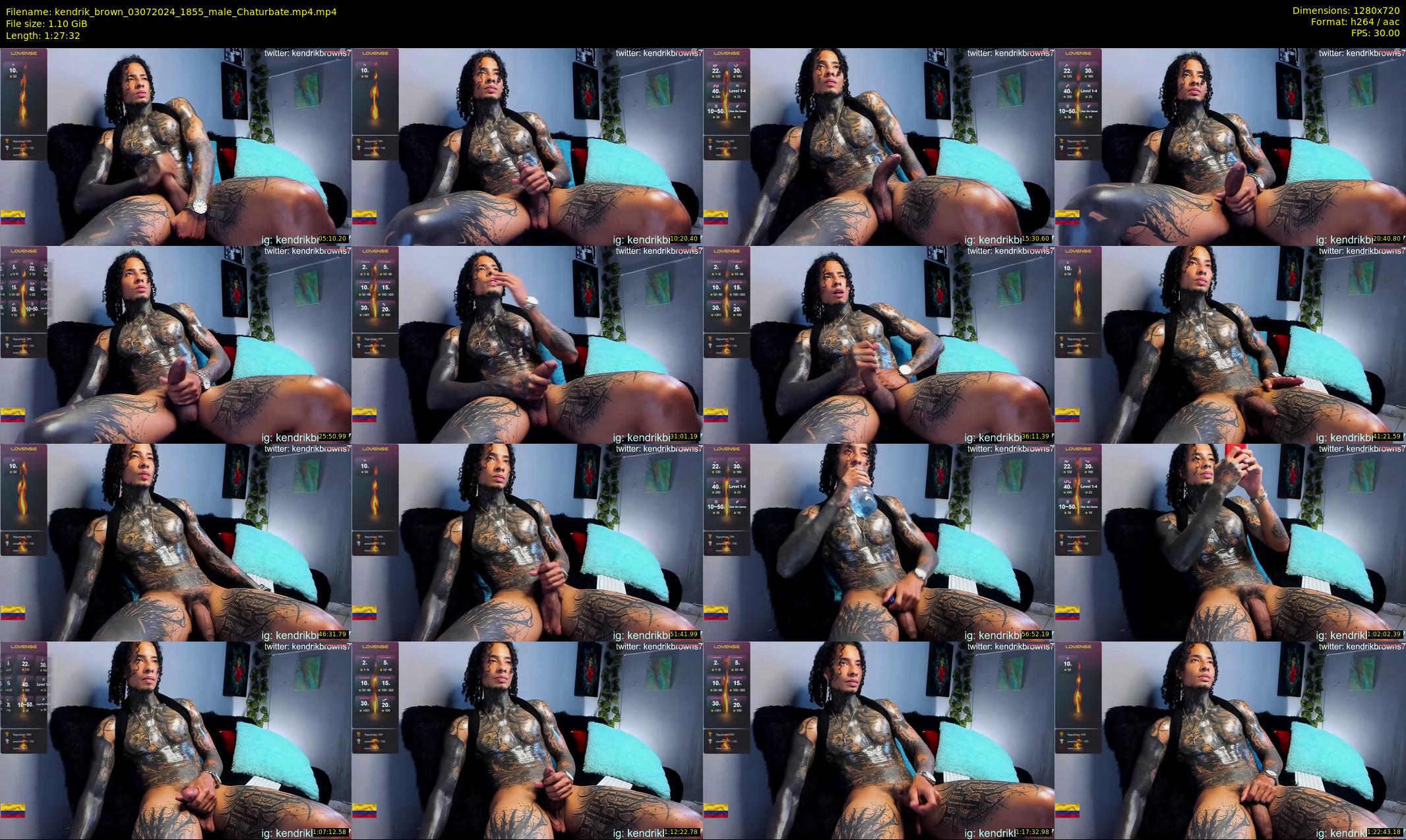 kendrik_brown — 88 minute Chaturbate male cam show recording, 720p, Jul 3, 2024