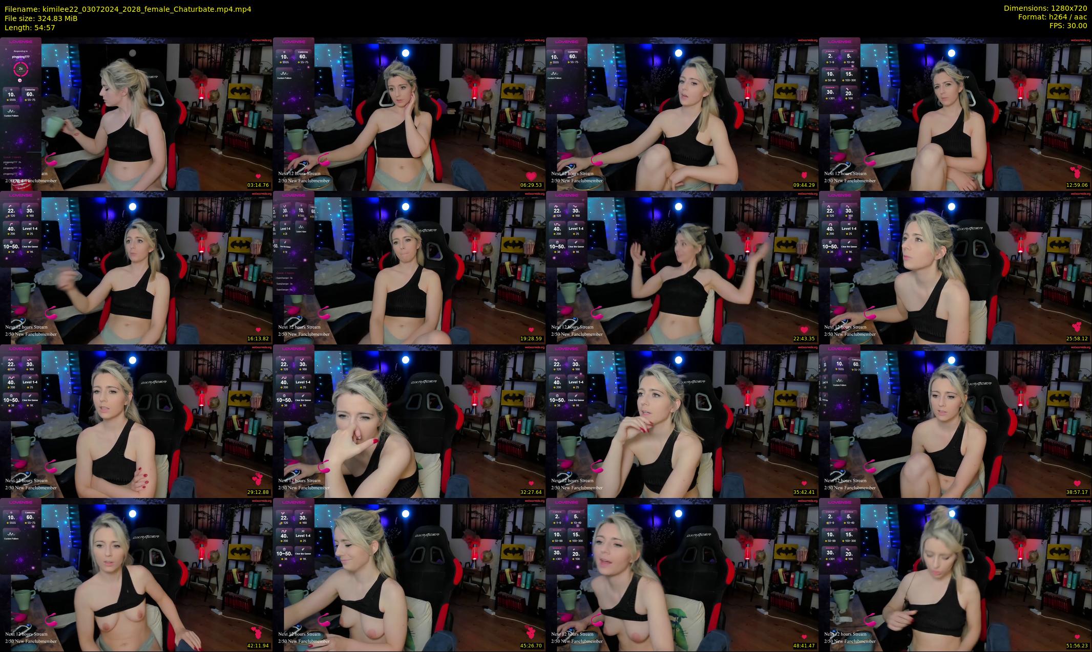 kimilee22 — 55 minute Chaturbate female cam show recording, 720p, Jul 3, 2024