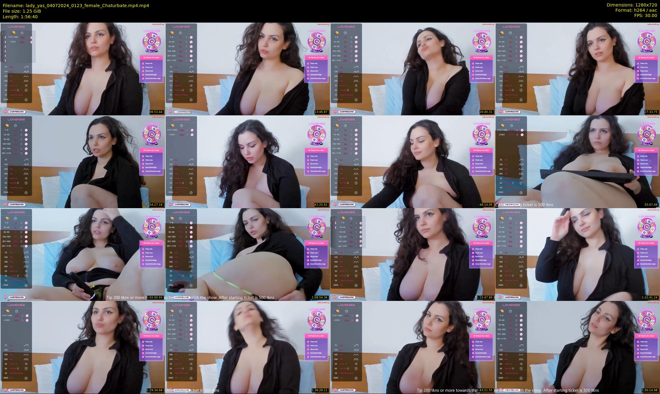 lady_yas — 117 minute Chaturbate female cam show recording, 720p, Jul 4, 2024