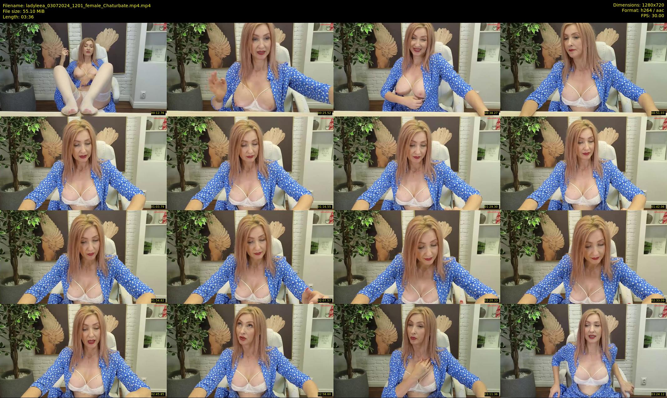 ladyleea — 4 minute Chaturbate female cam show recording, 720p, Jul 3, 2024