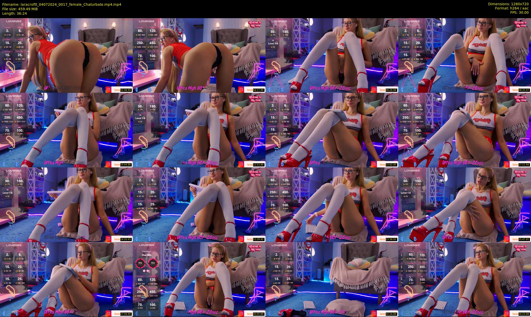 laracroftt — 37 minute Chaturbate female cam show recording, 720p, Jul 4, 2024