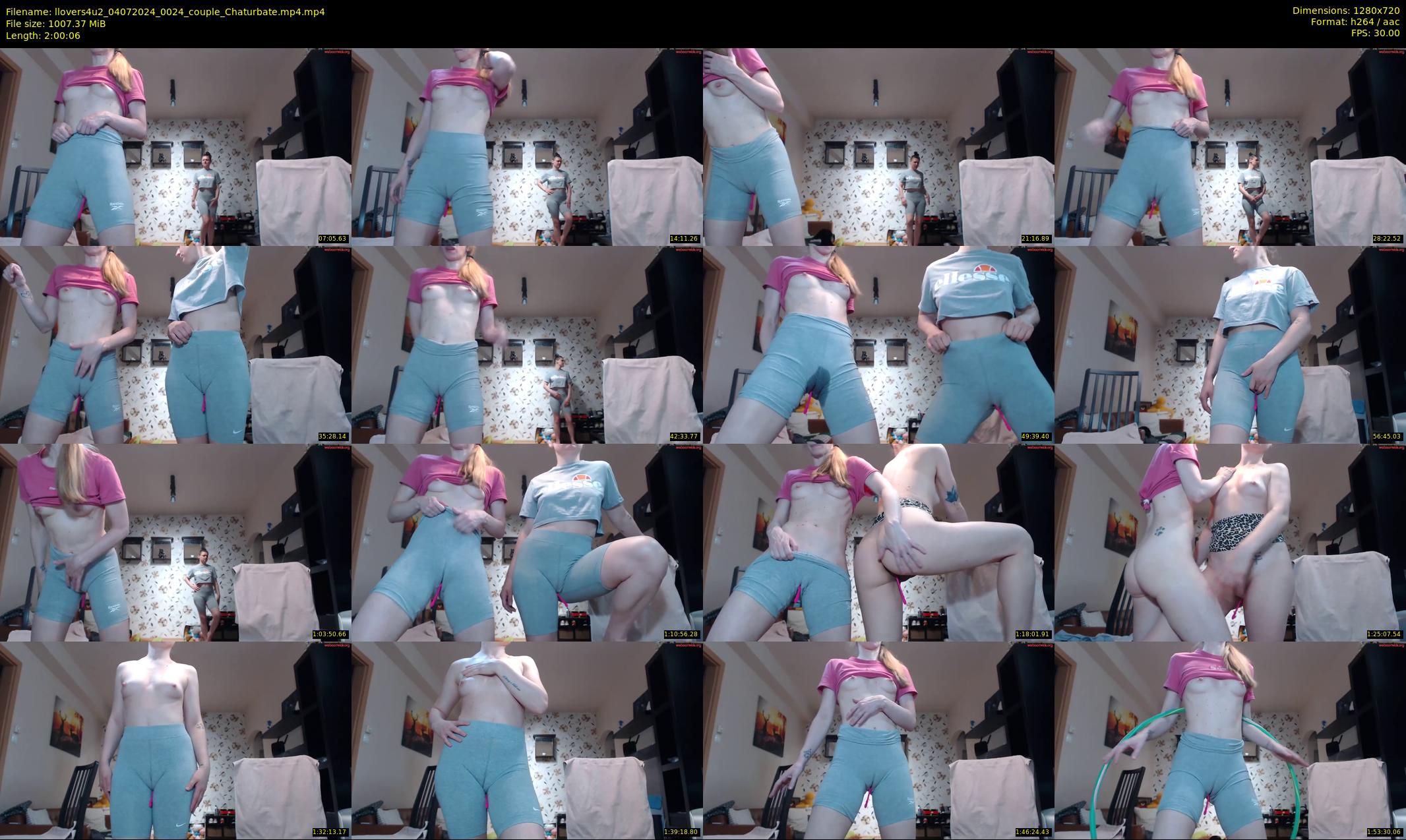 llovers4u2 — 121 minute Chaturbate couple cam show recording, 720p, Jul 4, 2024