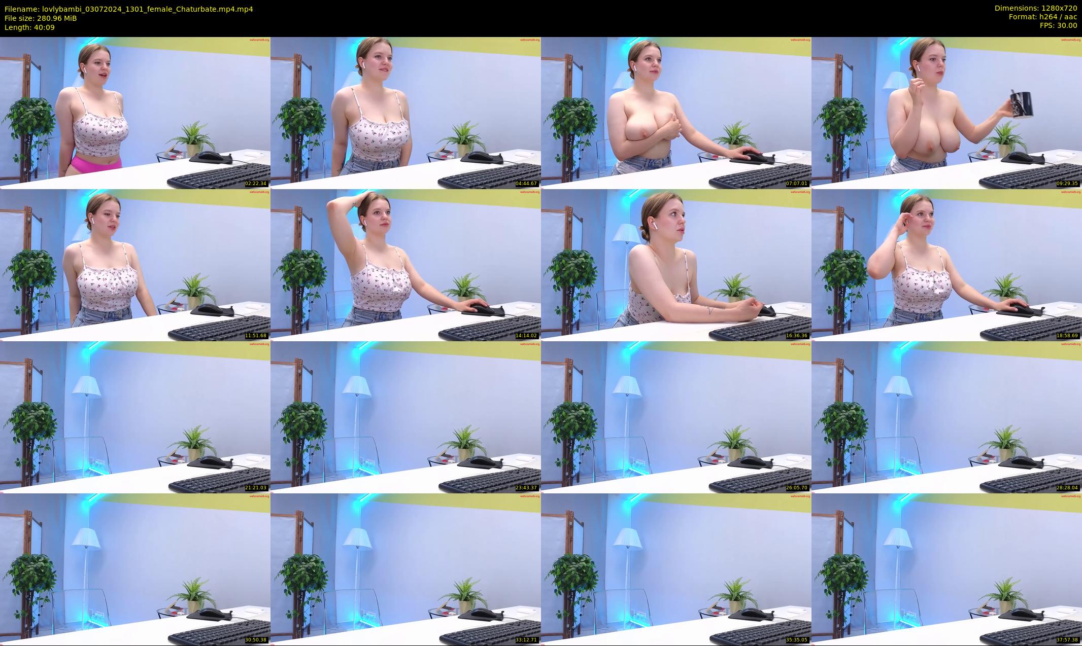 lovlybambi — 41 minute Chaturbate female cam show recording, 720p, Jul 3, 2024
