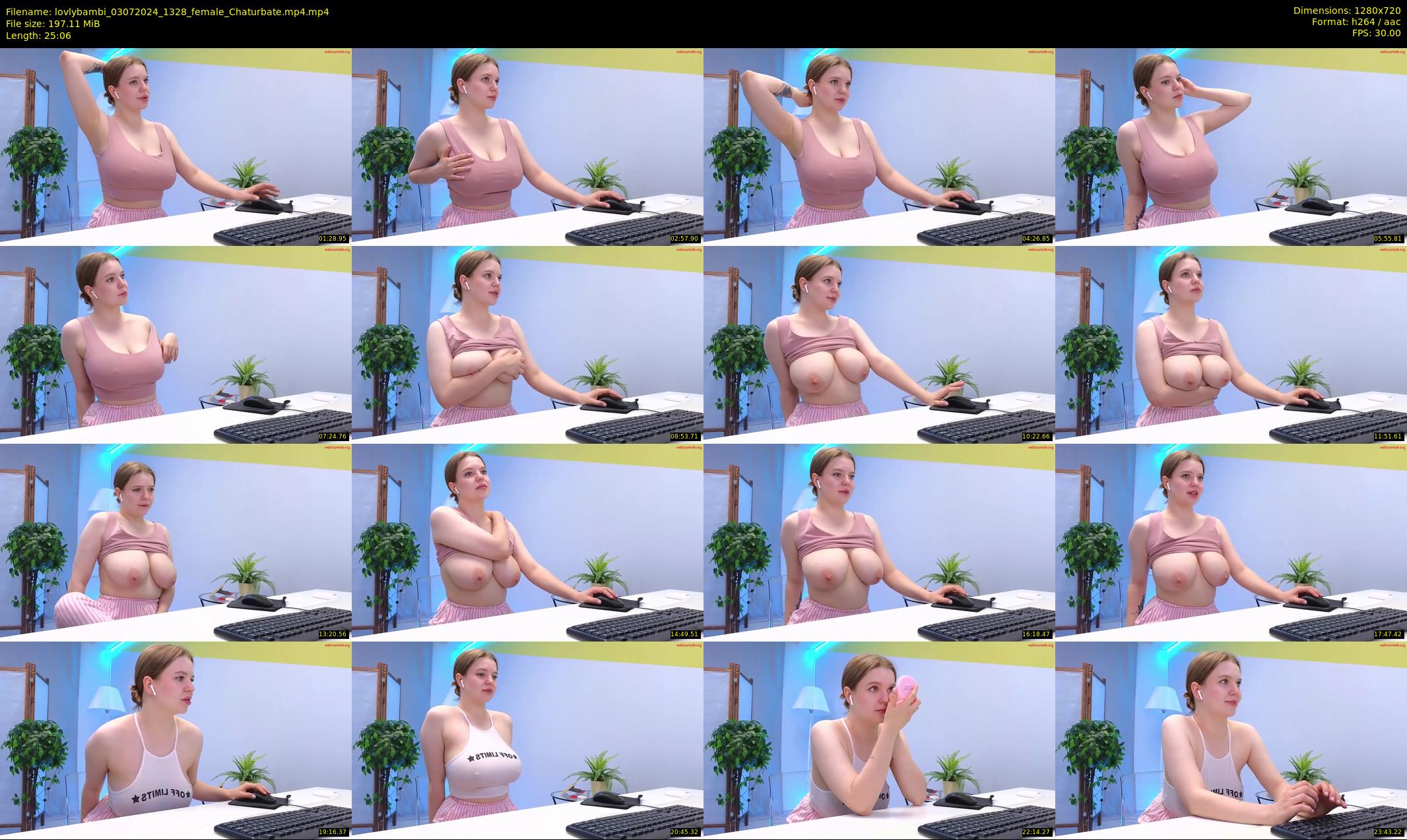 lovlybambi — 26 minute Chaturbate female cam show recording, 720p, Jul 3, 2024