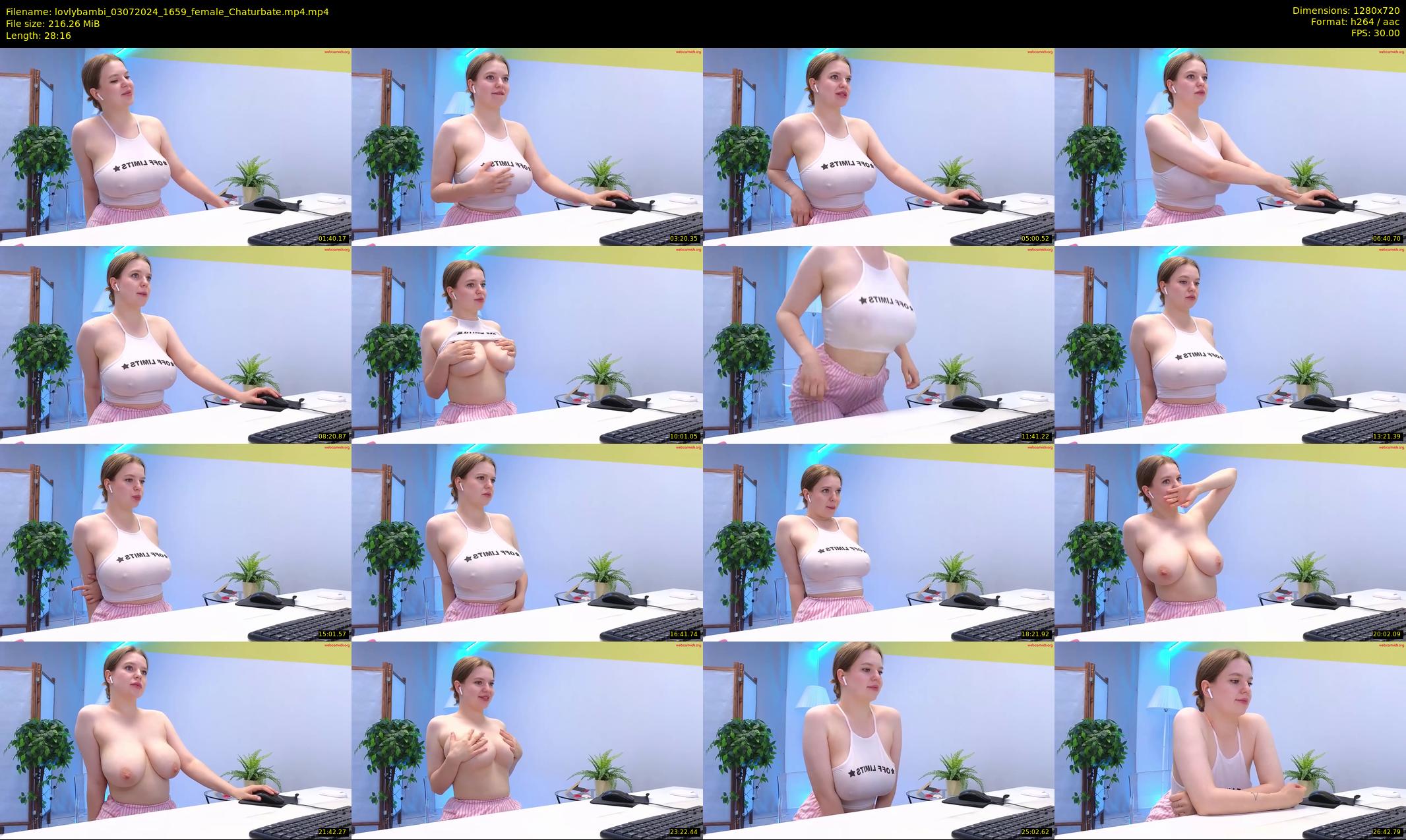 lovlybambi — 29 minute Chaturbate female cam show recording, 720p, Jul 3, 2024