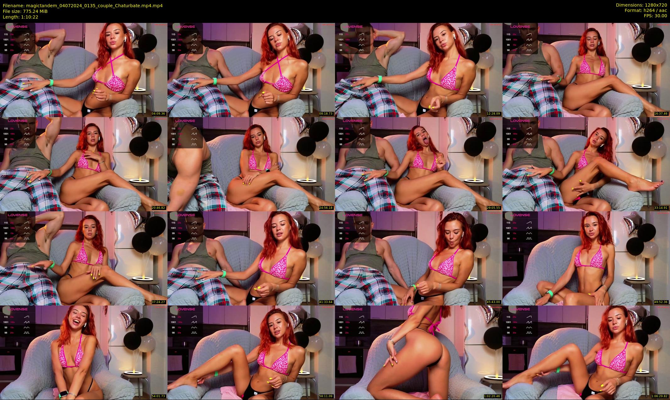 magictandem — 71 minute Chaturbate couple cam show recording, 720p, Jul 4, 2024