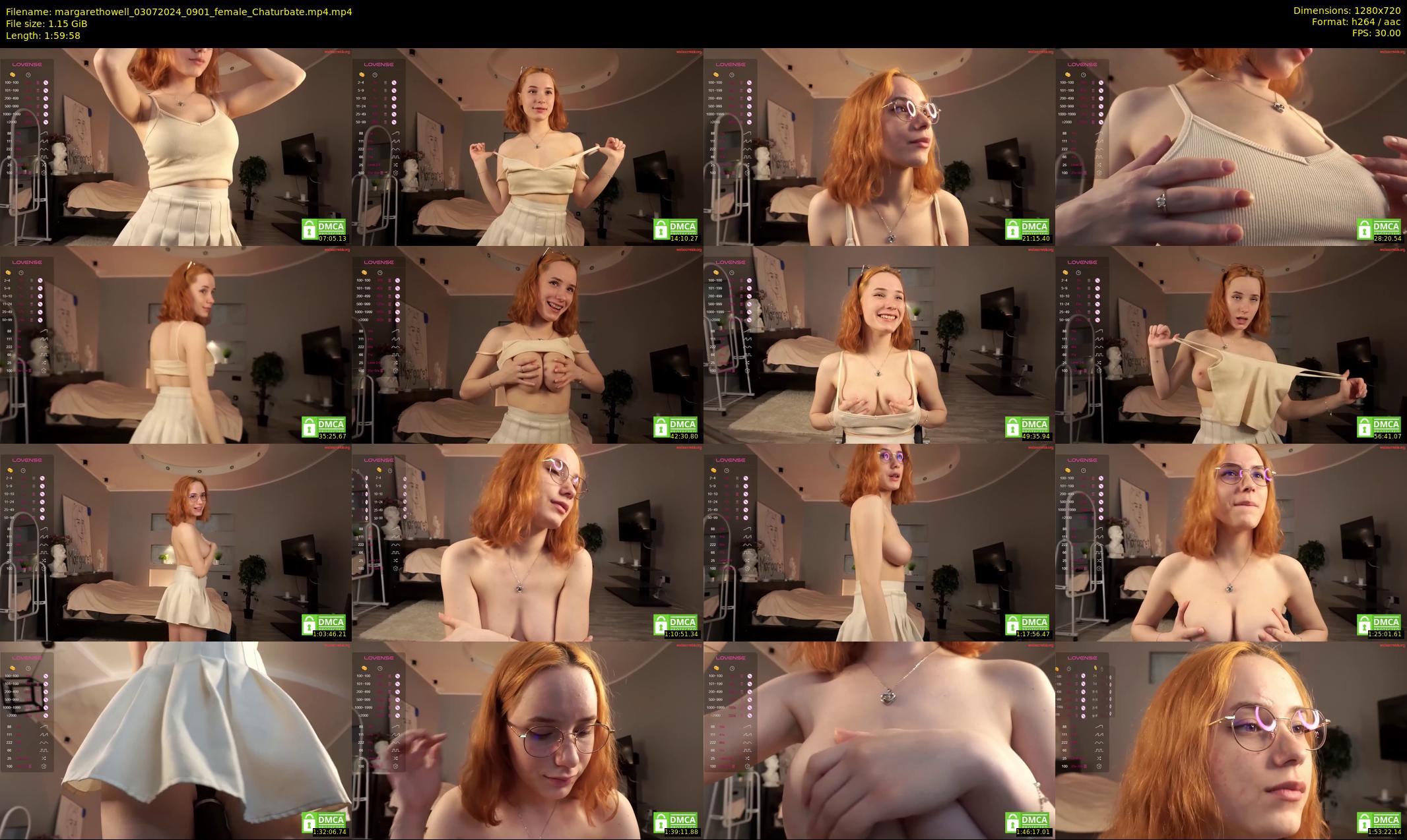 margarethowell — 120 minute Chaturbate female cam show recording, 720p, Jul 3, 2024