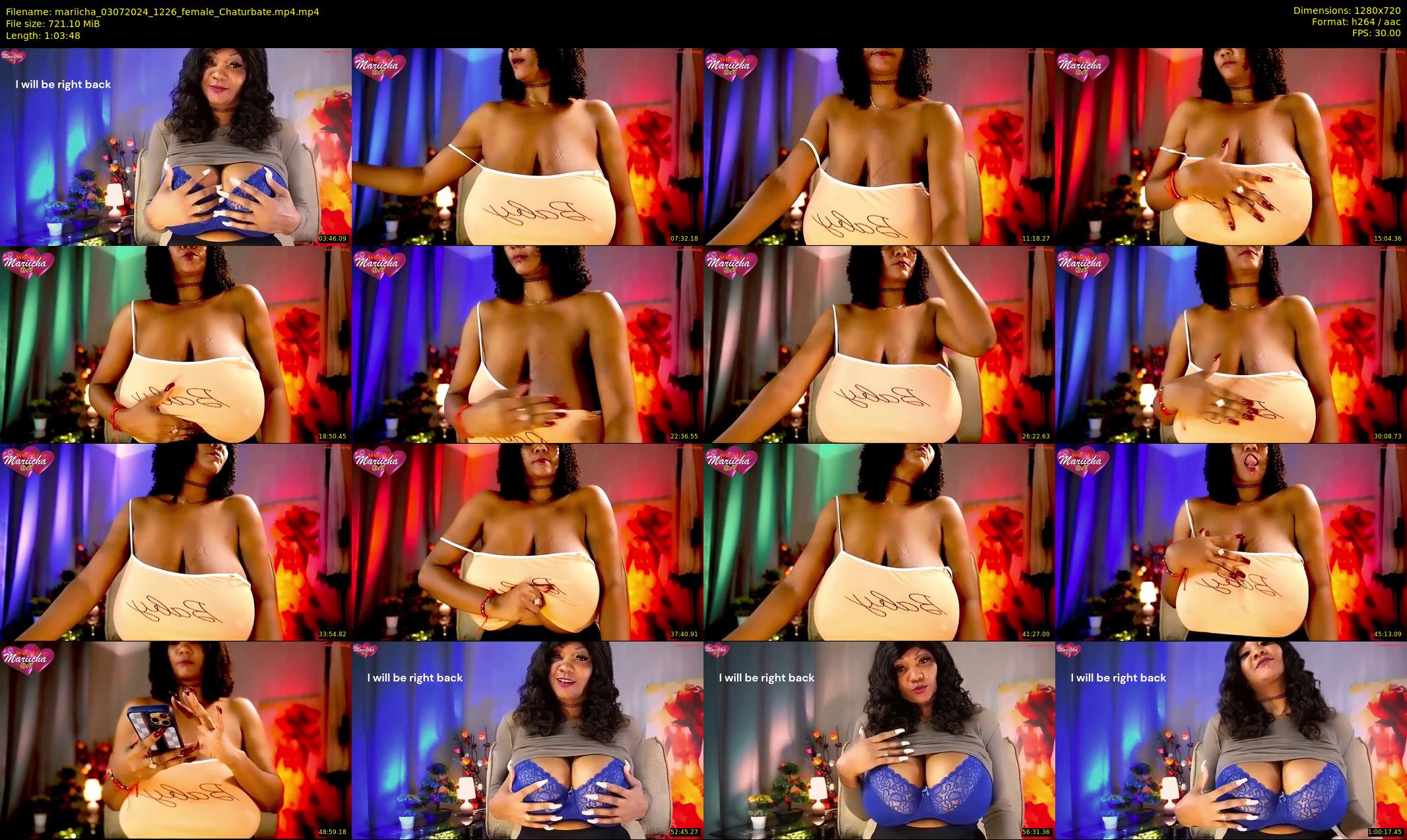 mariicha — 64 minute Chaturbate female cam show recording, 720p, Jul 3, 2024