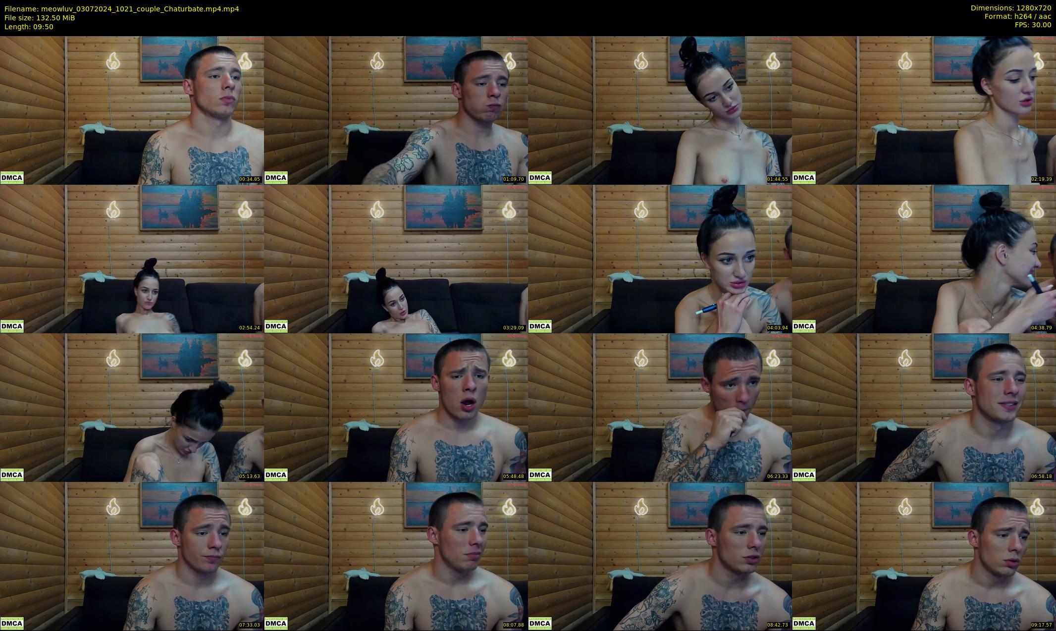 meowluv — 10 minute Chaturbate couple cam show recording, 720p, Jul 3, 2024