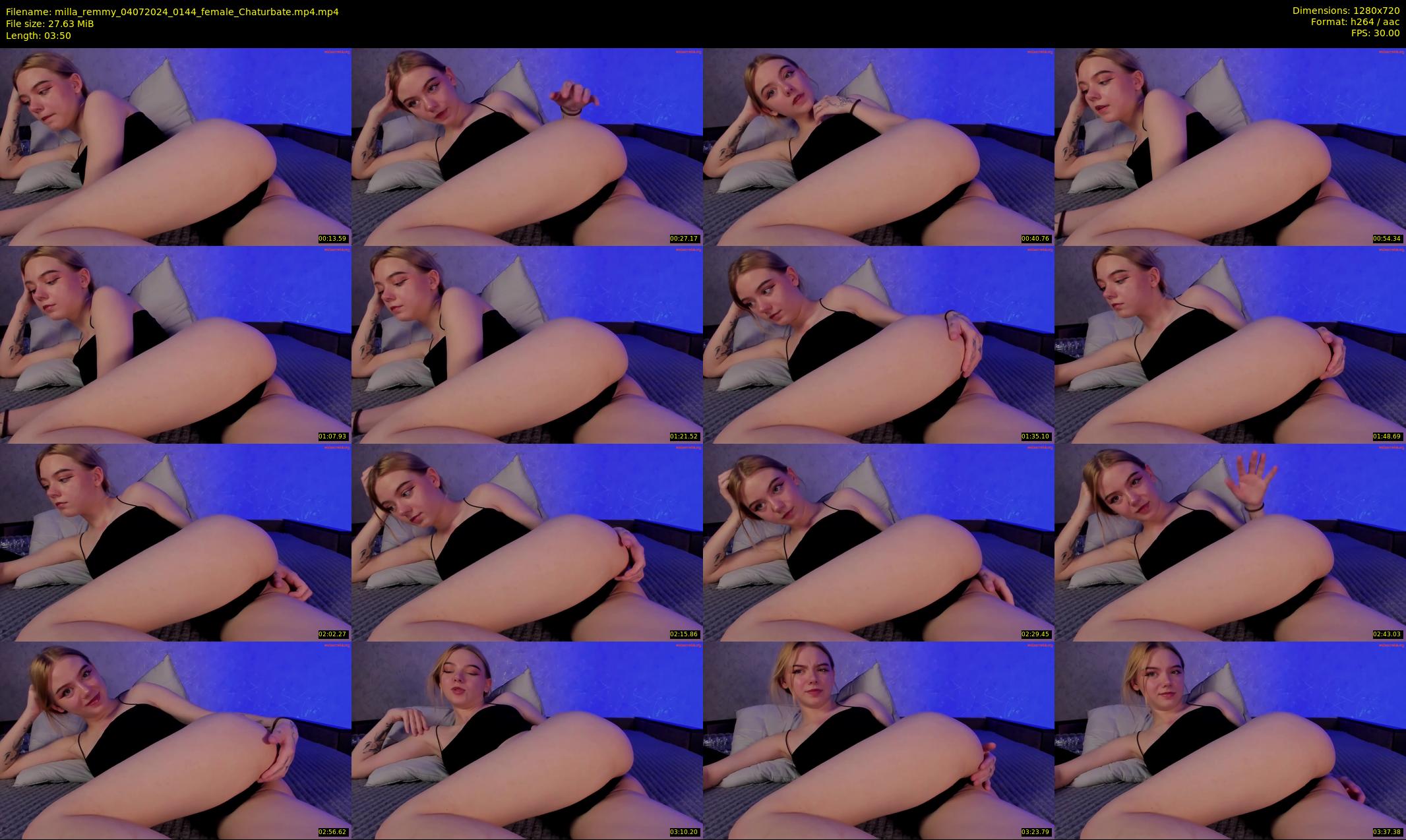milla_remmy — 4 minute Chaturbate female cam show recording, 720p, Jul 4, 2024