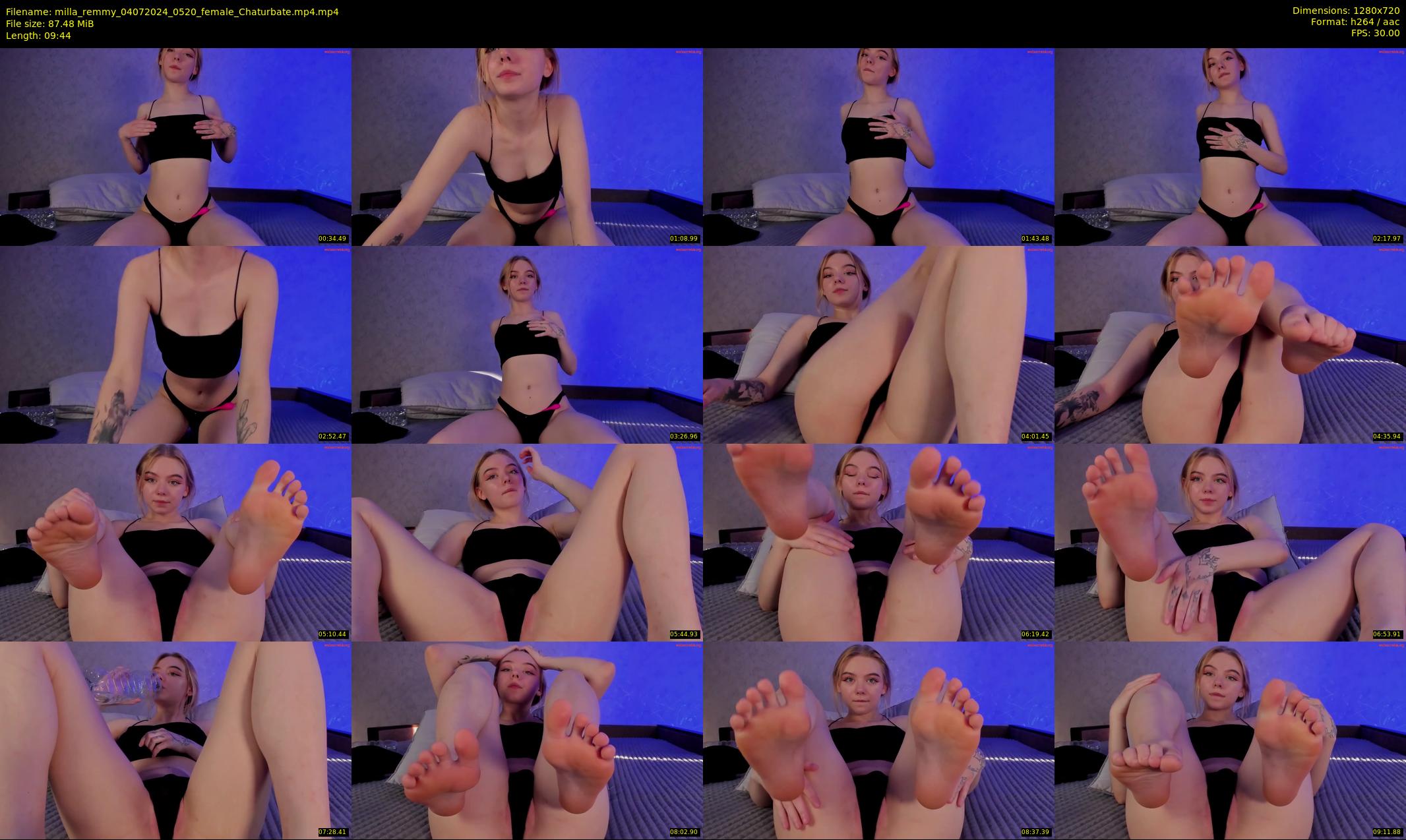 milla_remmy — 10 minute Chaturbate female cam show recording, 720p, Jul 4, 2024
