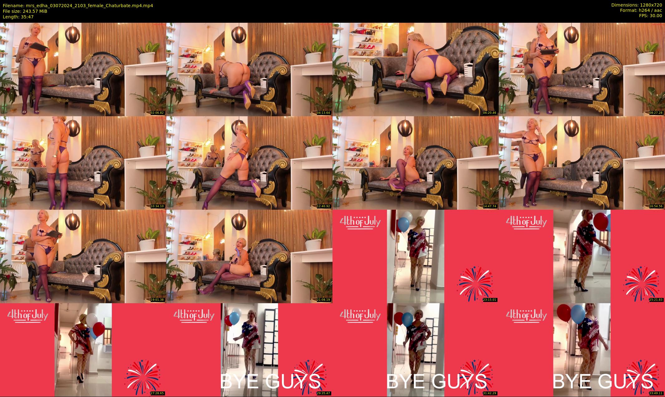 mrs_edha — 36 minute Chaturbate female cam show recording, 720p, Jul 3, 2024