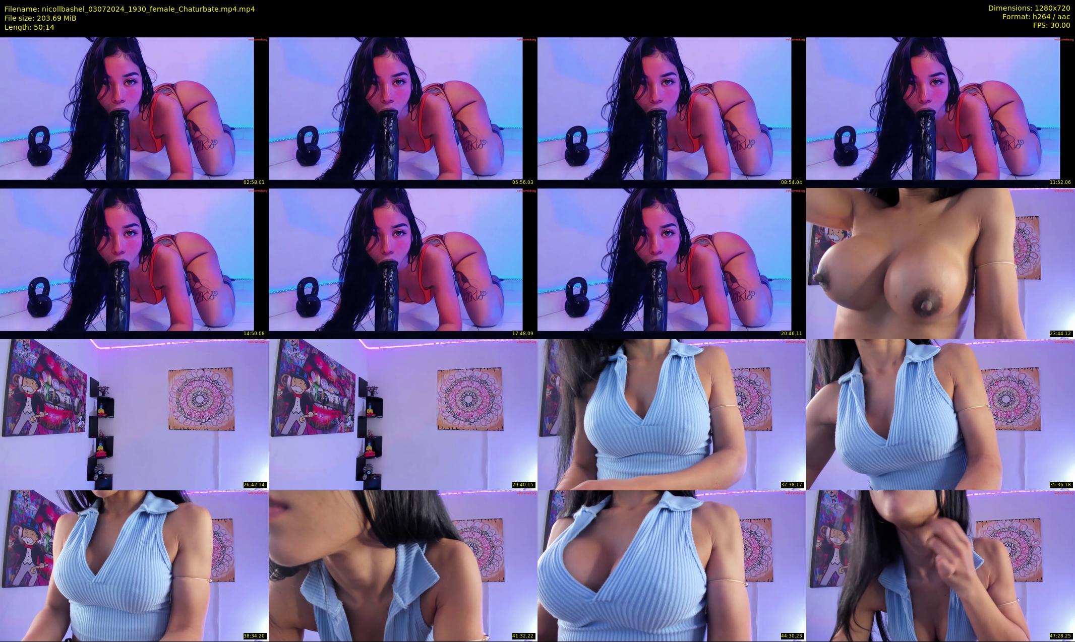 nicollbashel — 51 minute Chaturbate female cam show recording, 720p, Jul 3, 2024