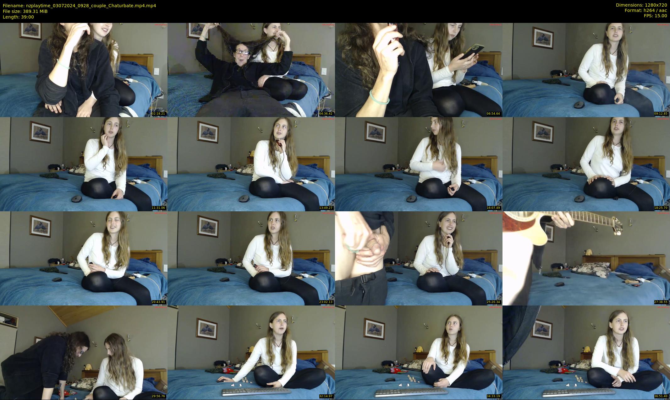 nzplaytime — 39 minute Chaturbate couple cam show recording, 720p, Jul 3, 2024