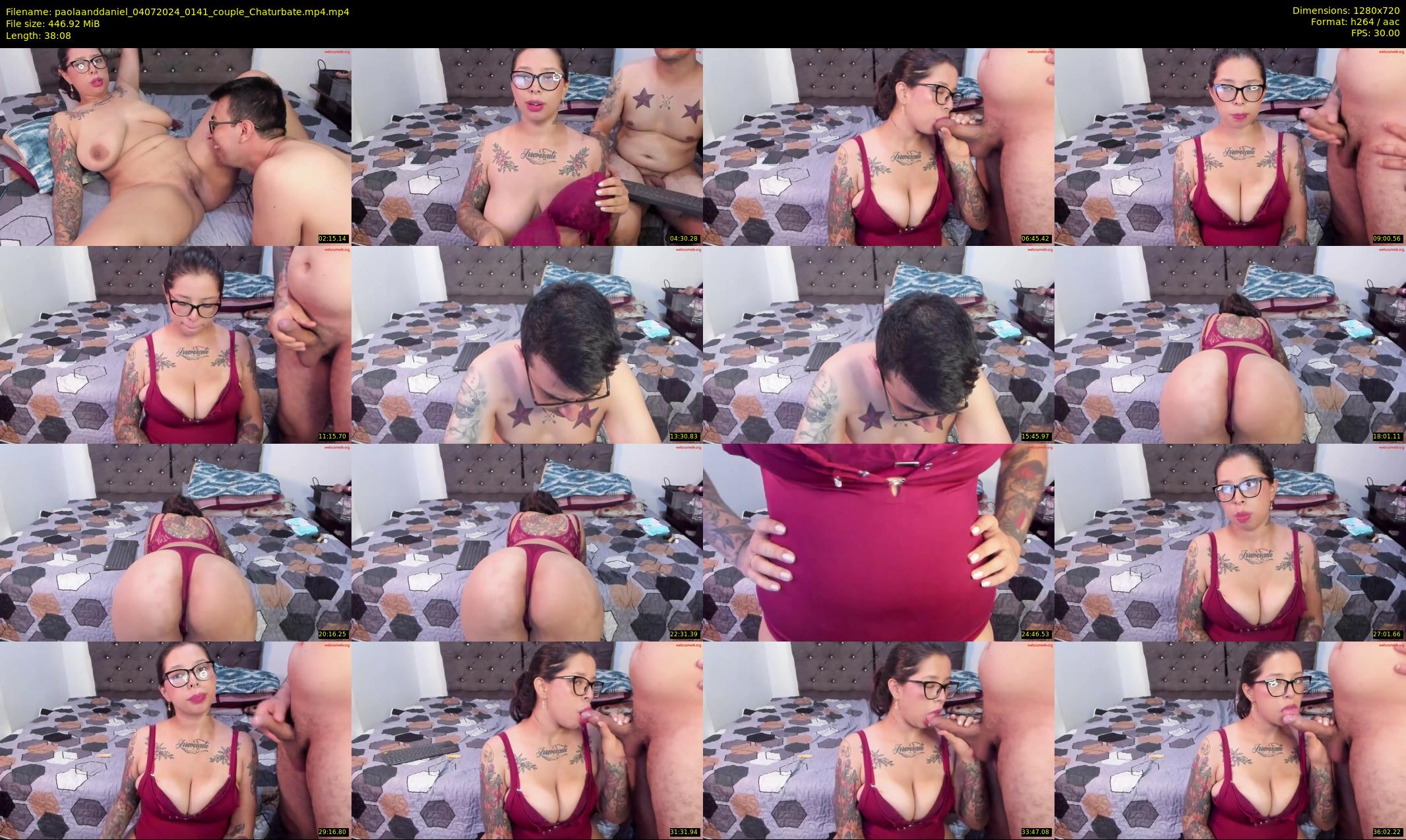 paolaanddaniel — 39 minute Chaturbate couple cam show recording, 720p, Jul 4, 2024