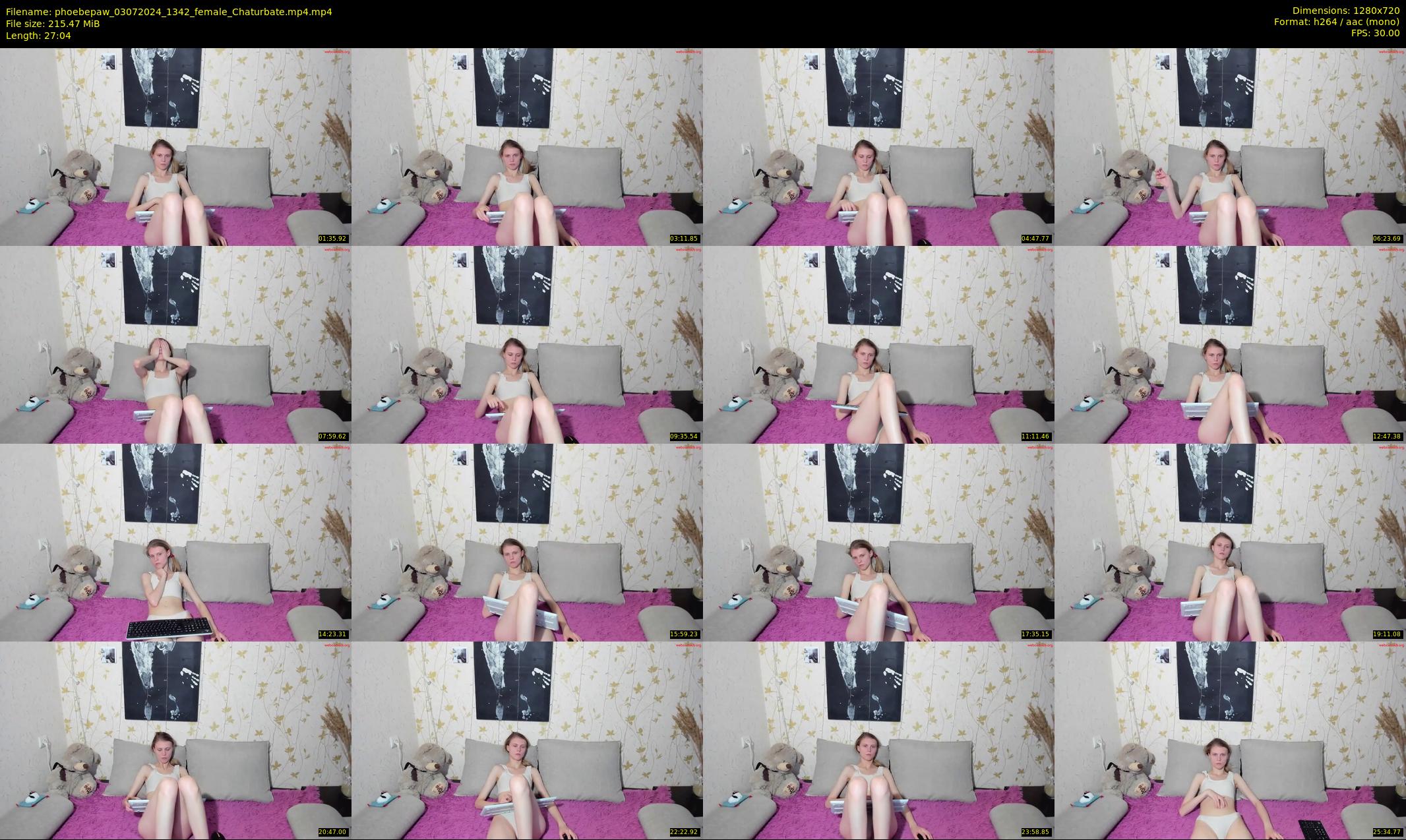 phoebepaw — 28 minute Chaturbate female cam show recording, 720p, Jul 3, 2024