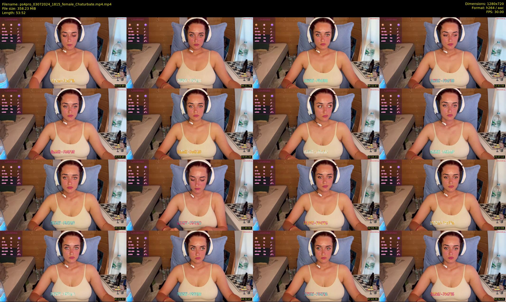 ps4pro — 54 minute Chaturbate female cam show recording, 720p, Jul 3, 2024